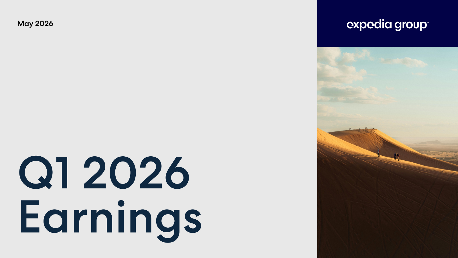 Expedia Group's Q1 2026 Slide Deck