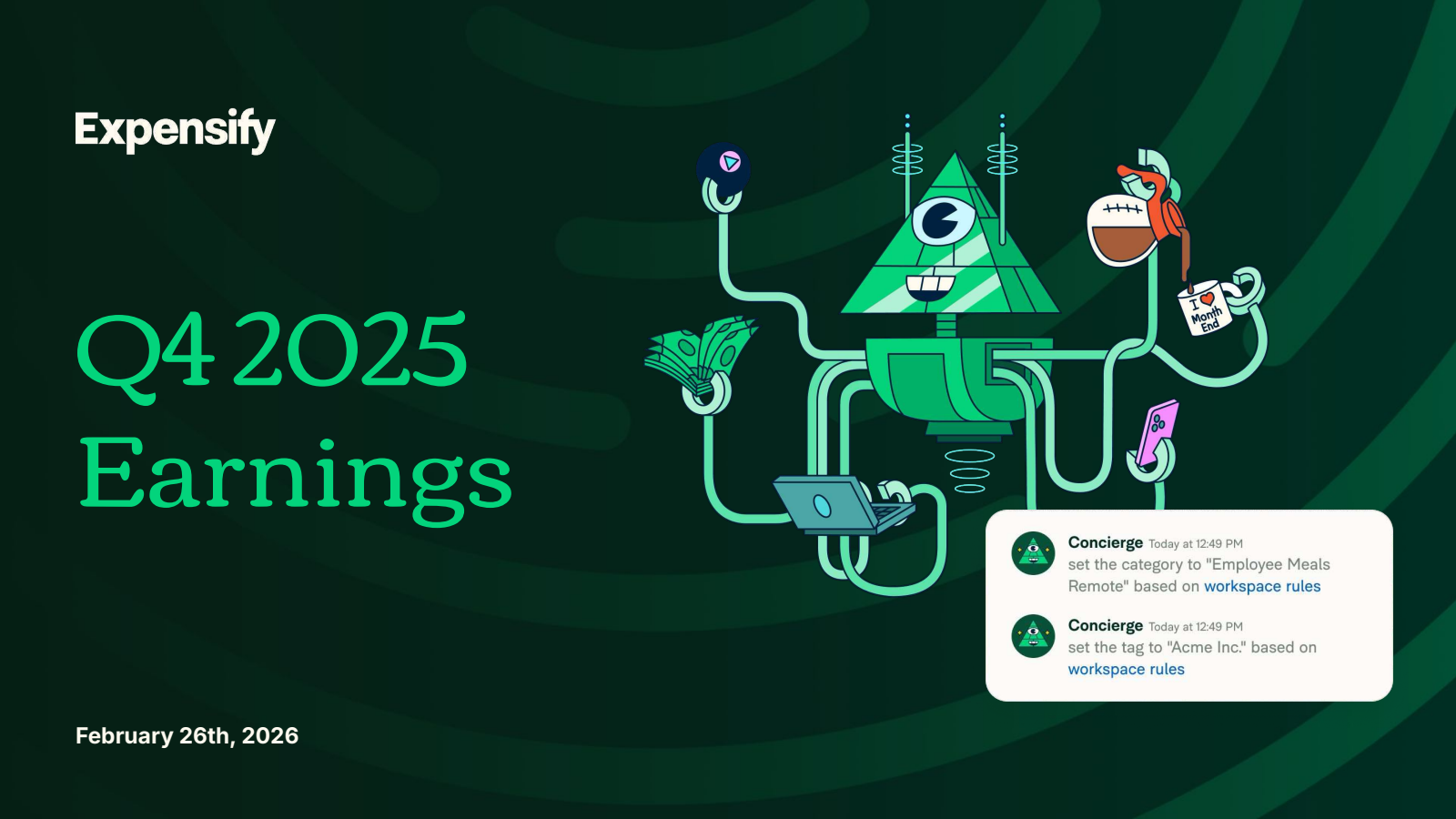 Expensify's Q4 2025 Slide Deck