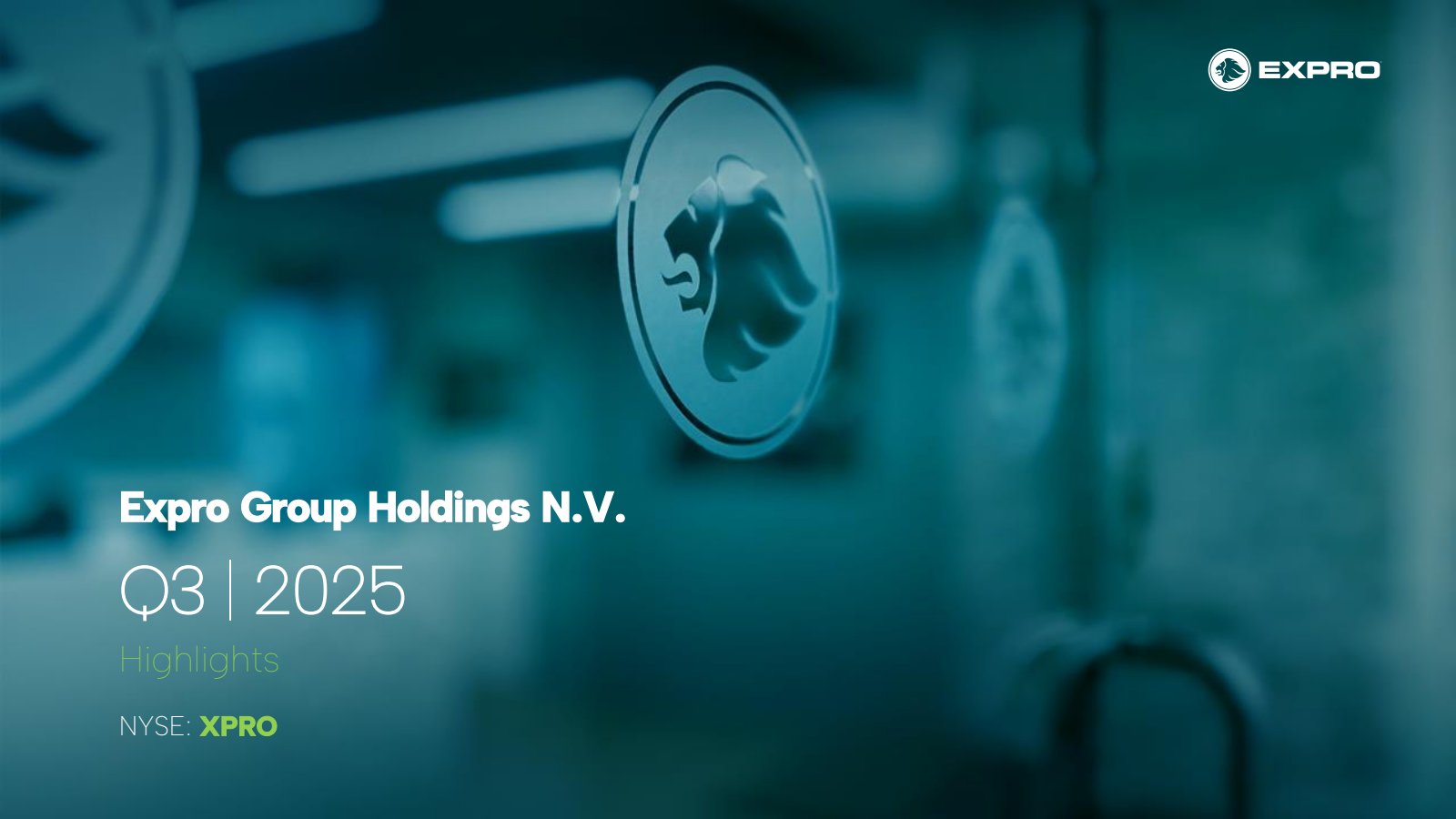 Expro Group's Q3 2025 Slide Deck