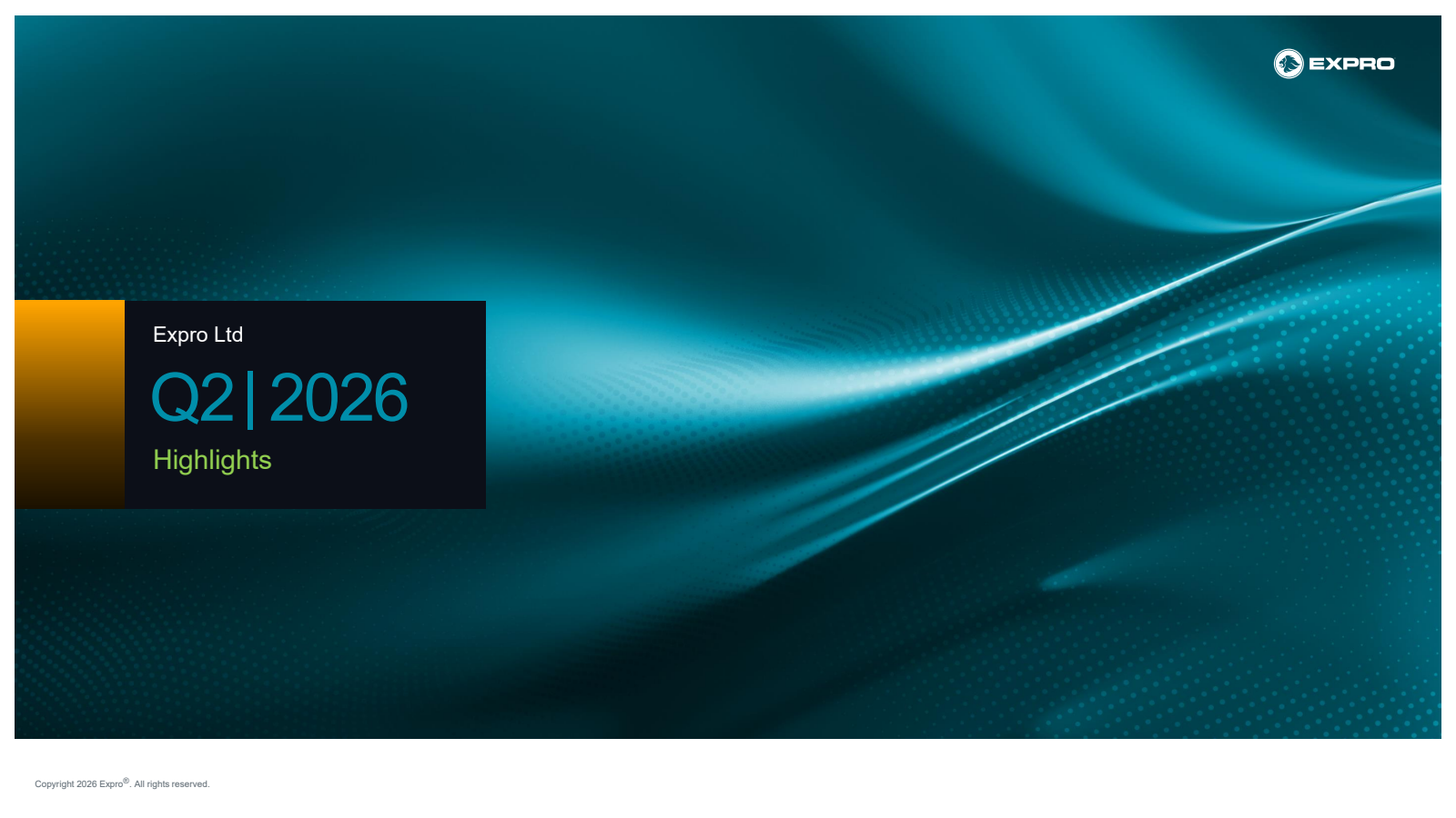 Expro Group's Q2 2026 Slide Deck