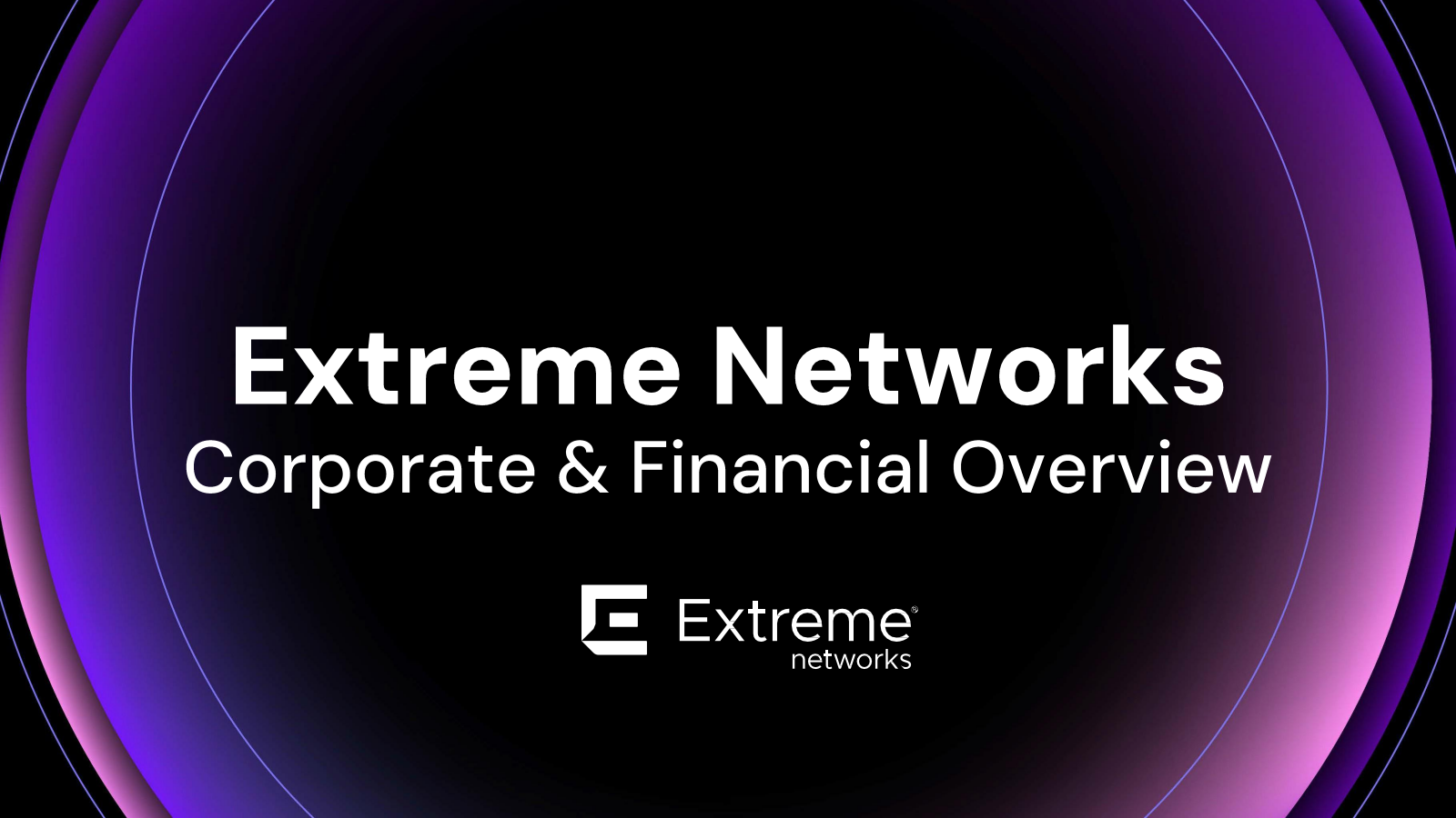 Extreme Networks' Q4 2026 Slide Deck