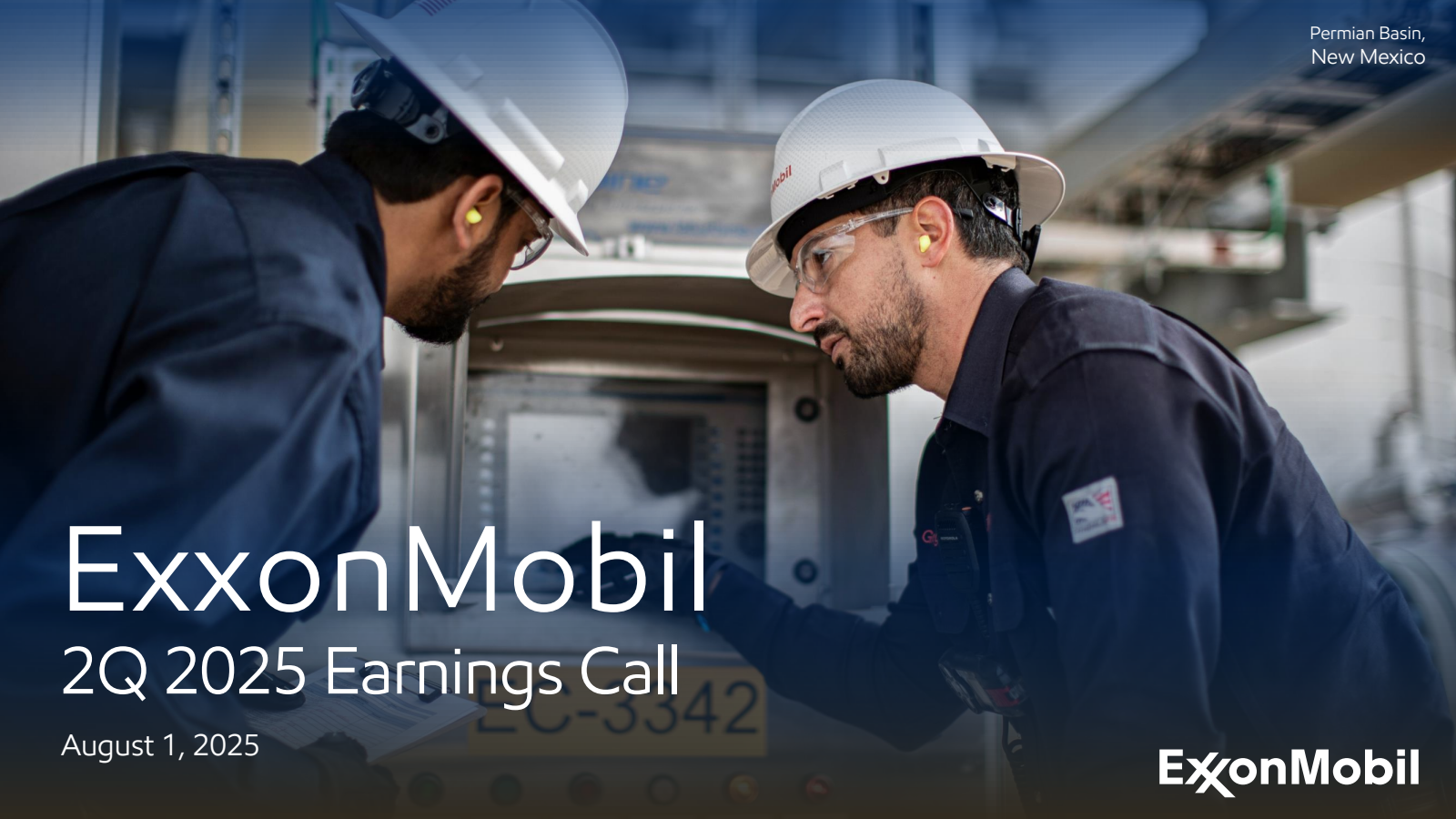 Exxon Mobil's Q2 2025 Slide Deck