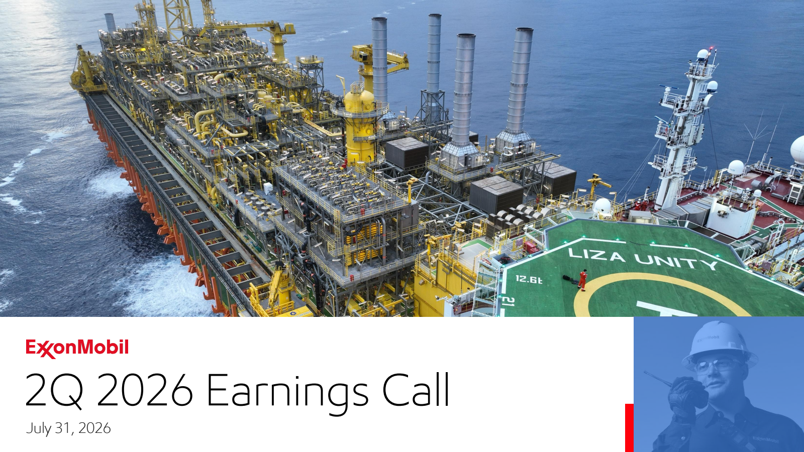 ExxonMobil's Q2 2026 Slide Deck