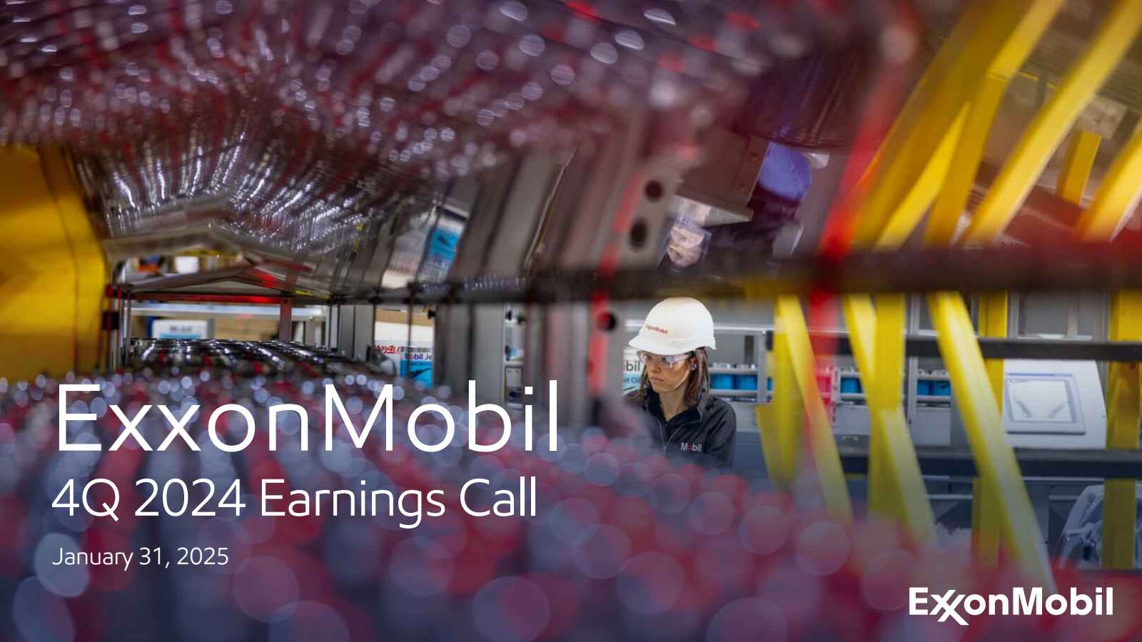 XOM Q4 2024 Earnings Report on 1/31/2025