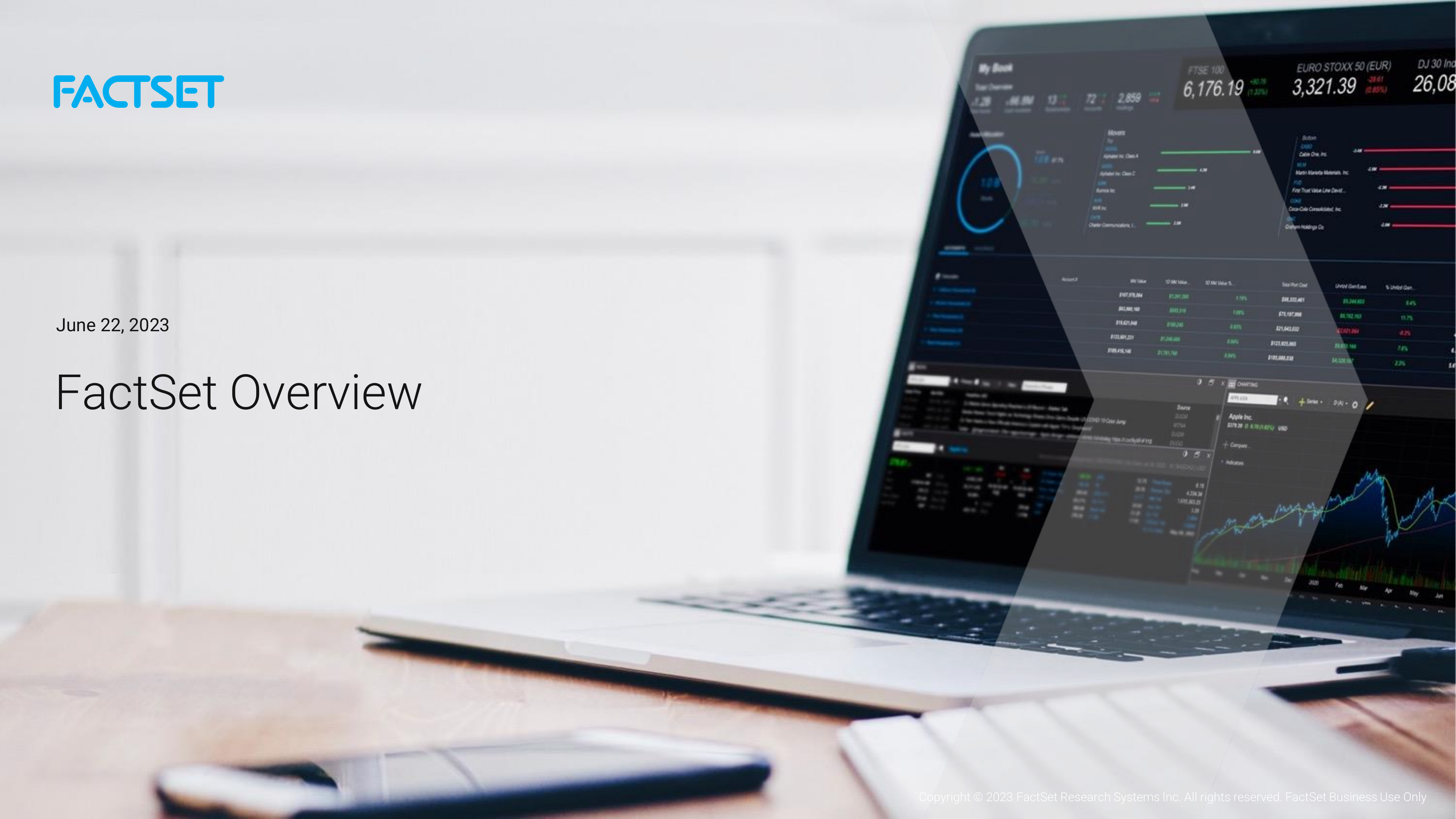 FactSet Research Systems' Q3 2023 Slide Deck