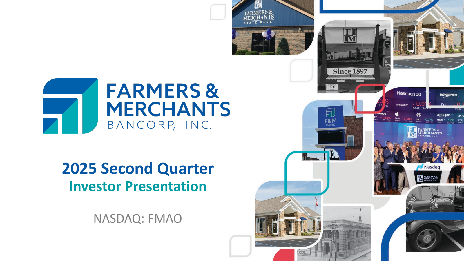 Farmers & Merchants Bancorp's Q2 2025 Slide Deck