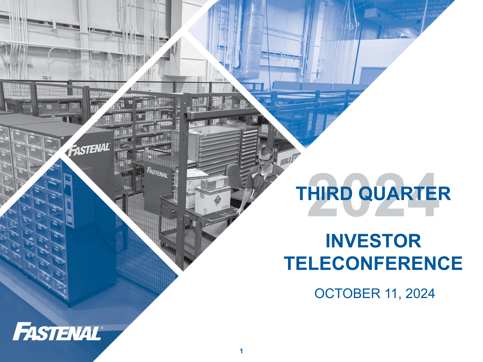 Fastenal's Q3 2024 Slide Deck