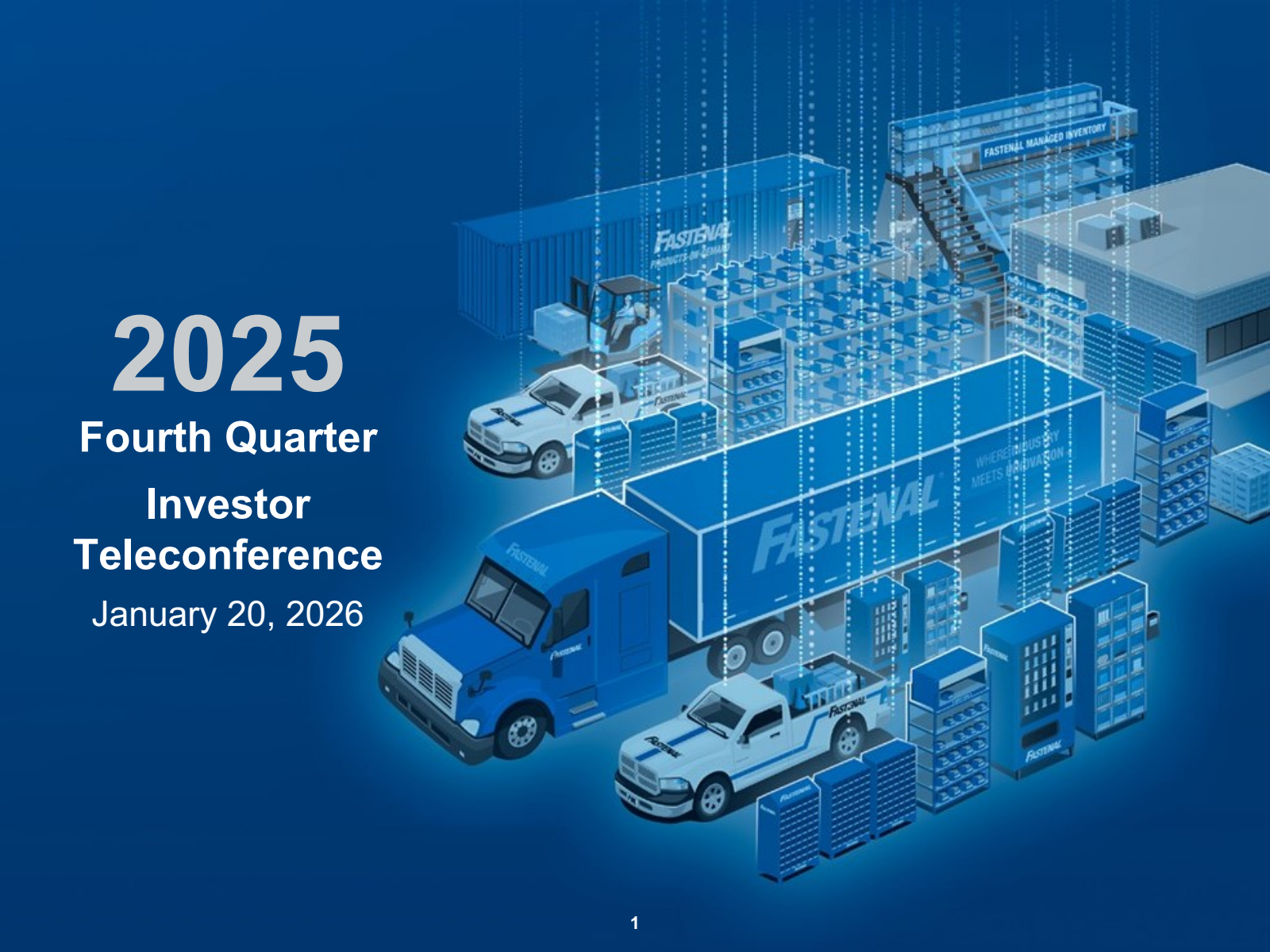 Fastenal's Q4 2025 Slide Deck