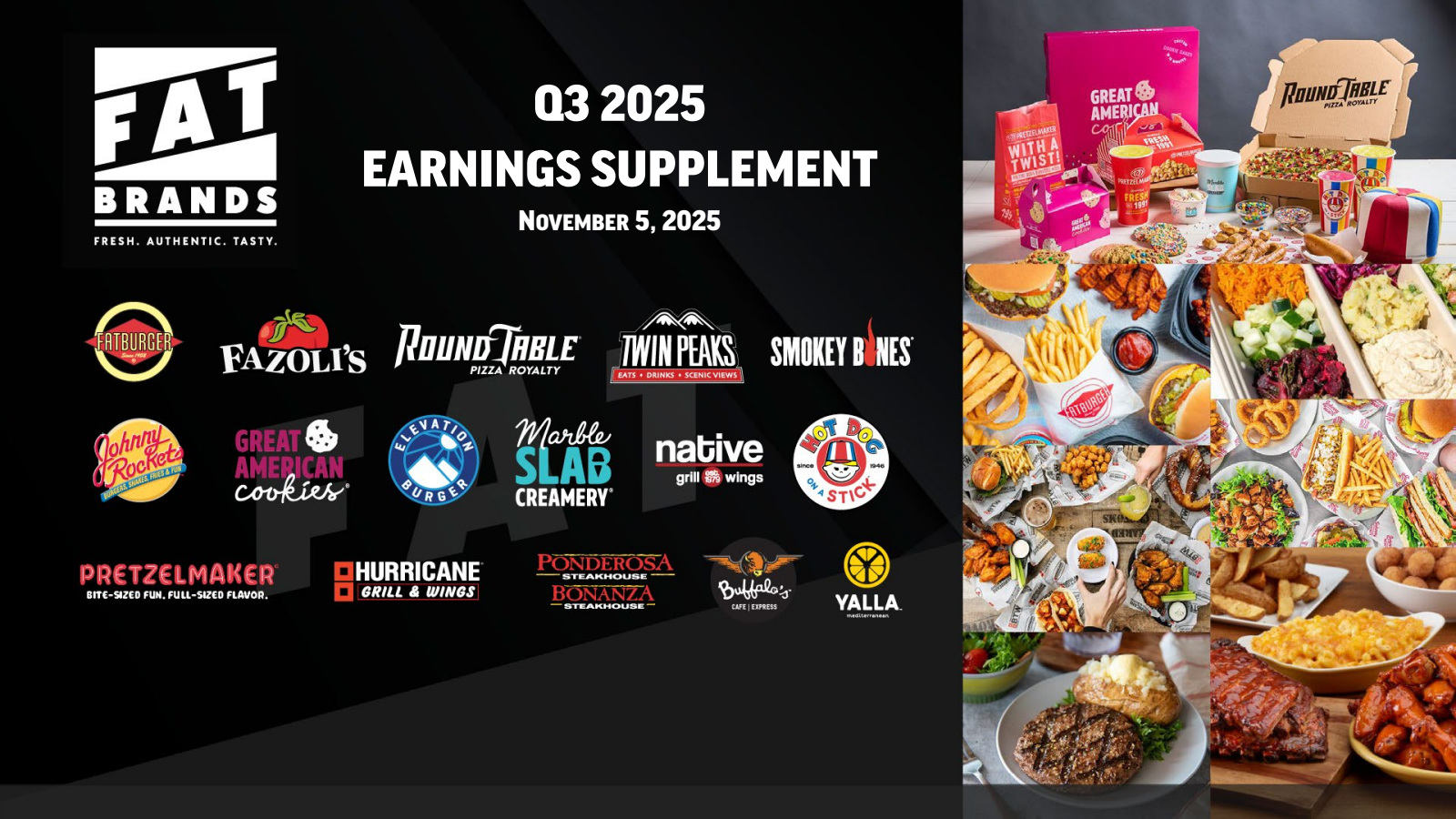FAT Brands' Q3 2025 Slide Deck