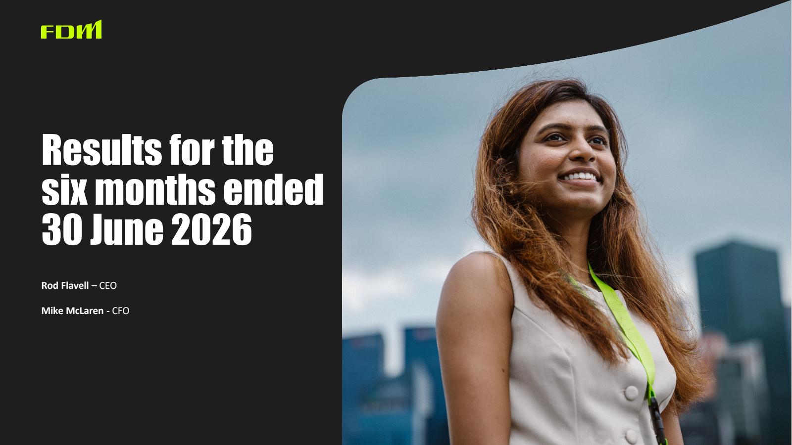 FDM Group's H1 2026 Slide Deck