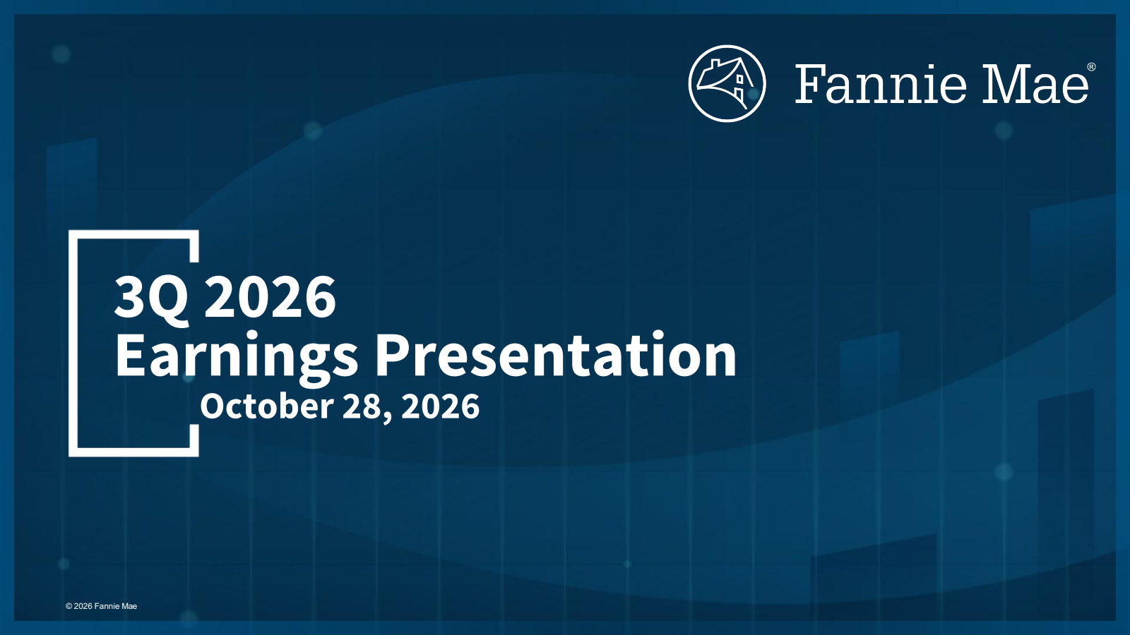 Fannie Mae's Q3 2026 Slide Deck