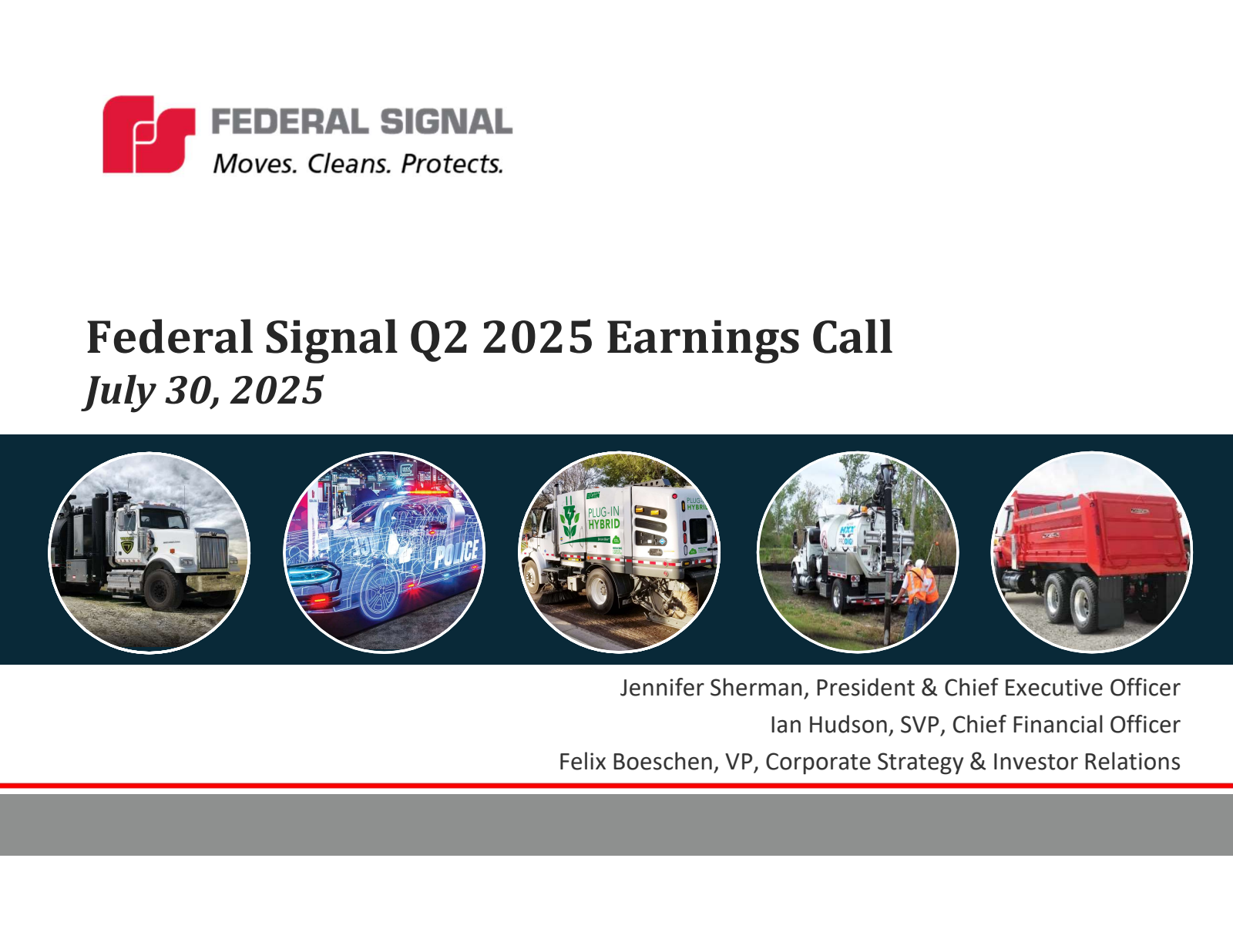 Federal Signal's Q2 2025 Slide Deck