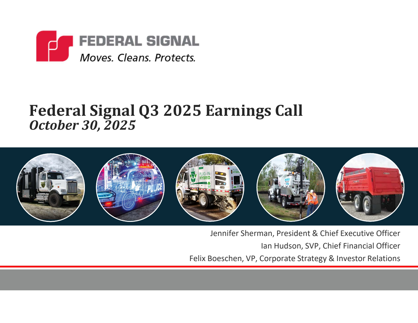 Federal Signal's Q3 2025 Slide Deck