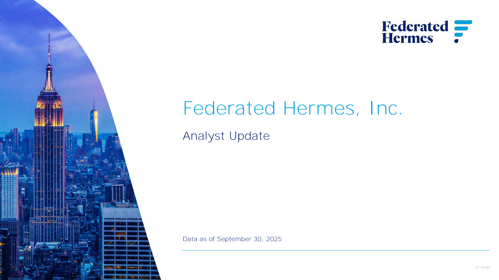 Federated Hermes' Q3 2025 Slide Deck