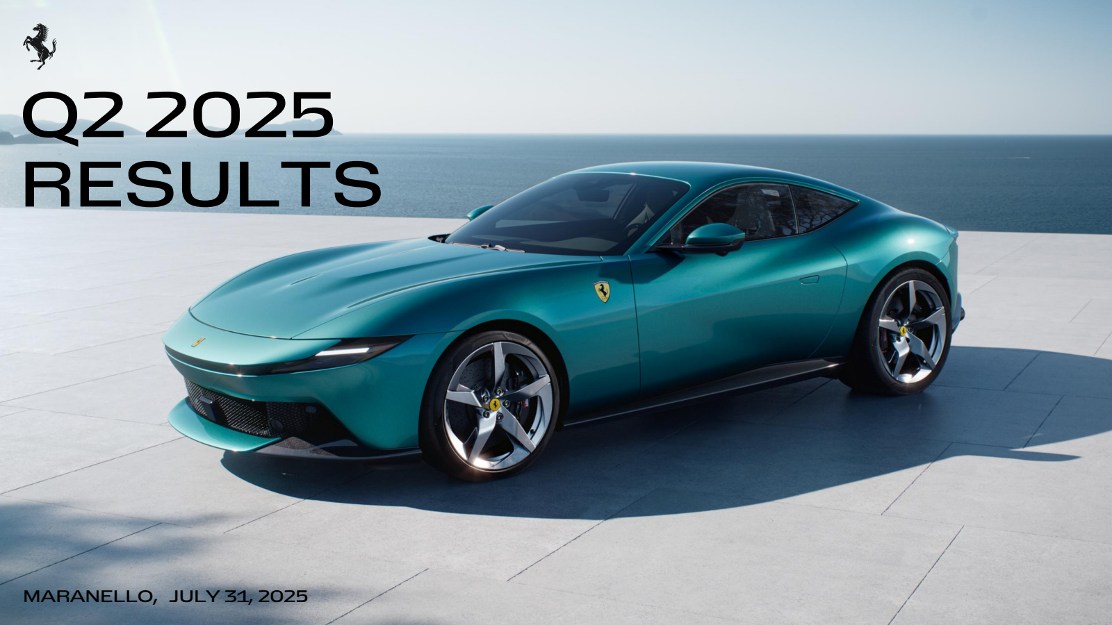 Ferrari's Q2 2025 Slide Deck