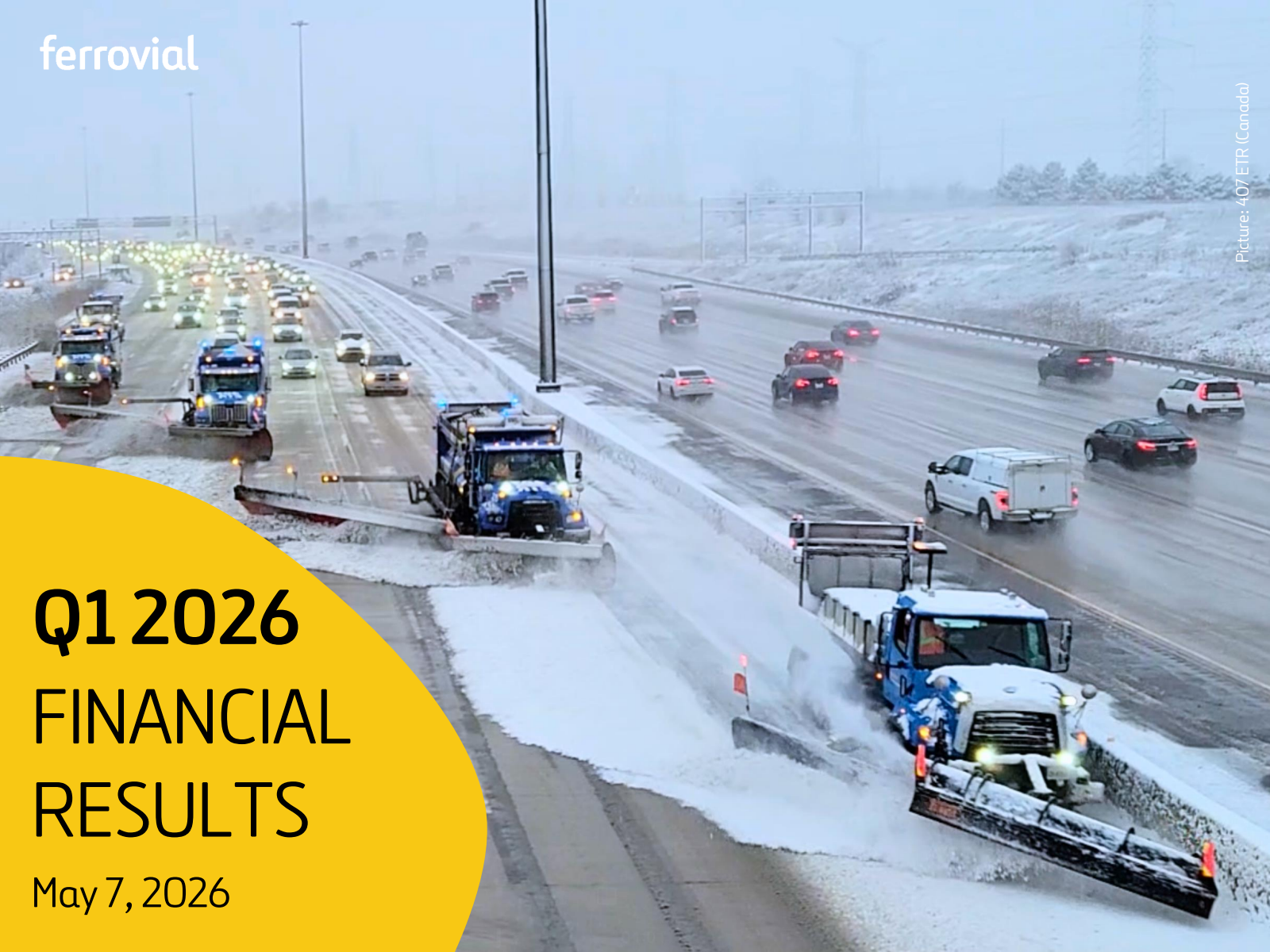 Ferrovial's Q1 2026 Slide Deck