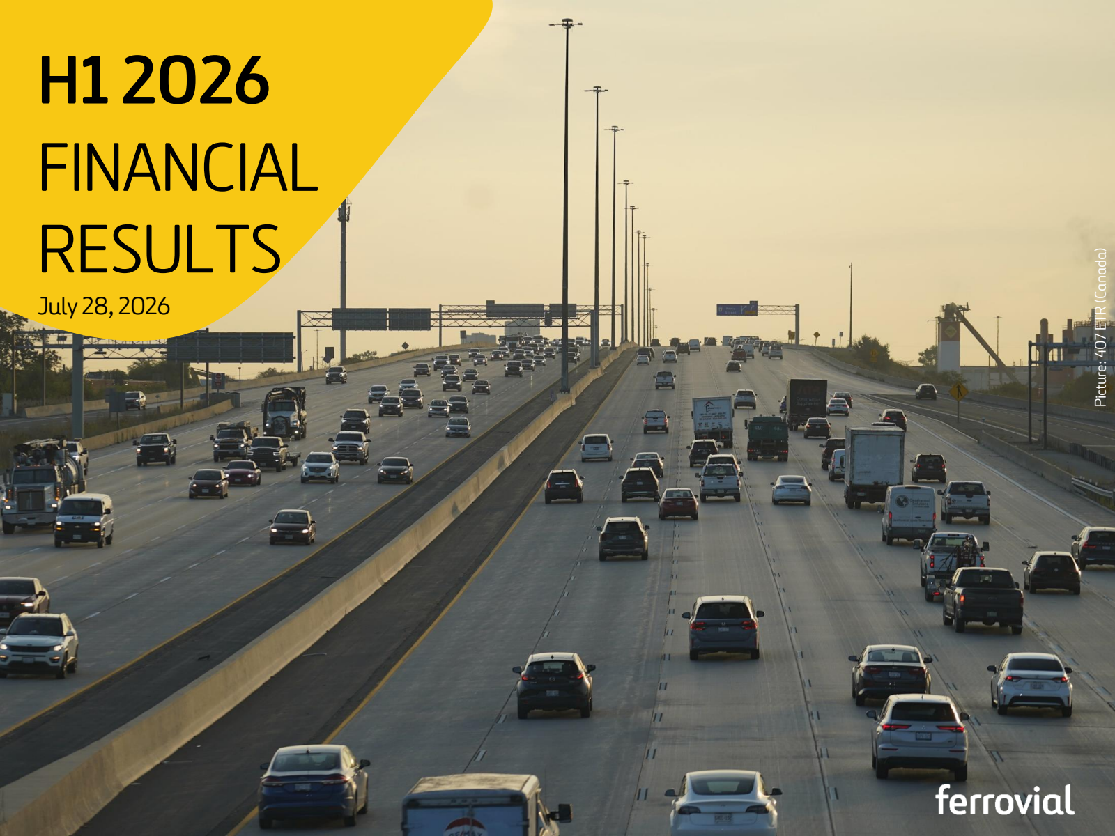 Ferrovial's Q2 2026 Slide Deck
