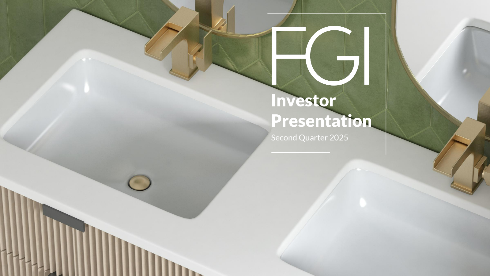 FGI Industries' Q2 2025 Slide Deck