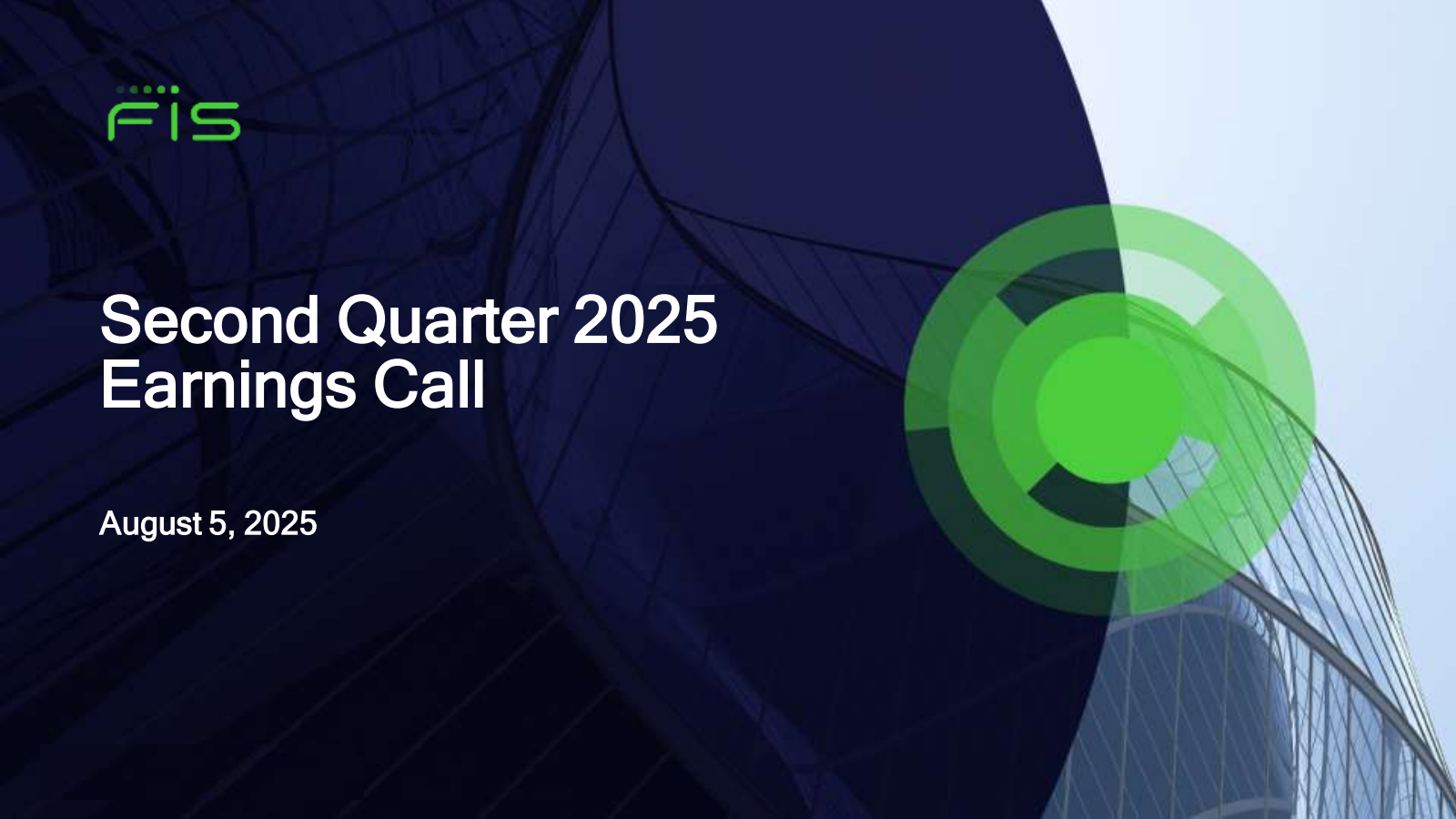 Fidelity National Information Services' Q2 2025 Slide Deck