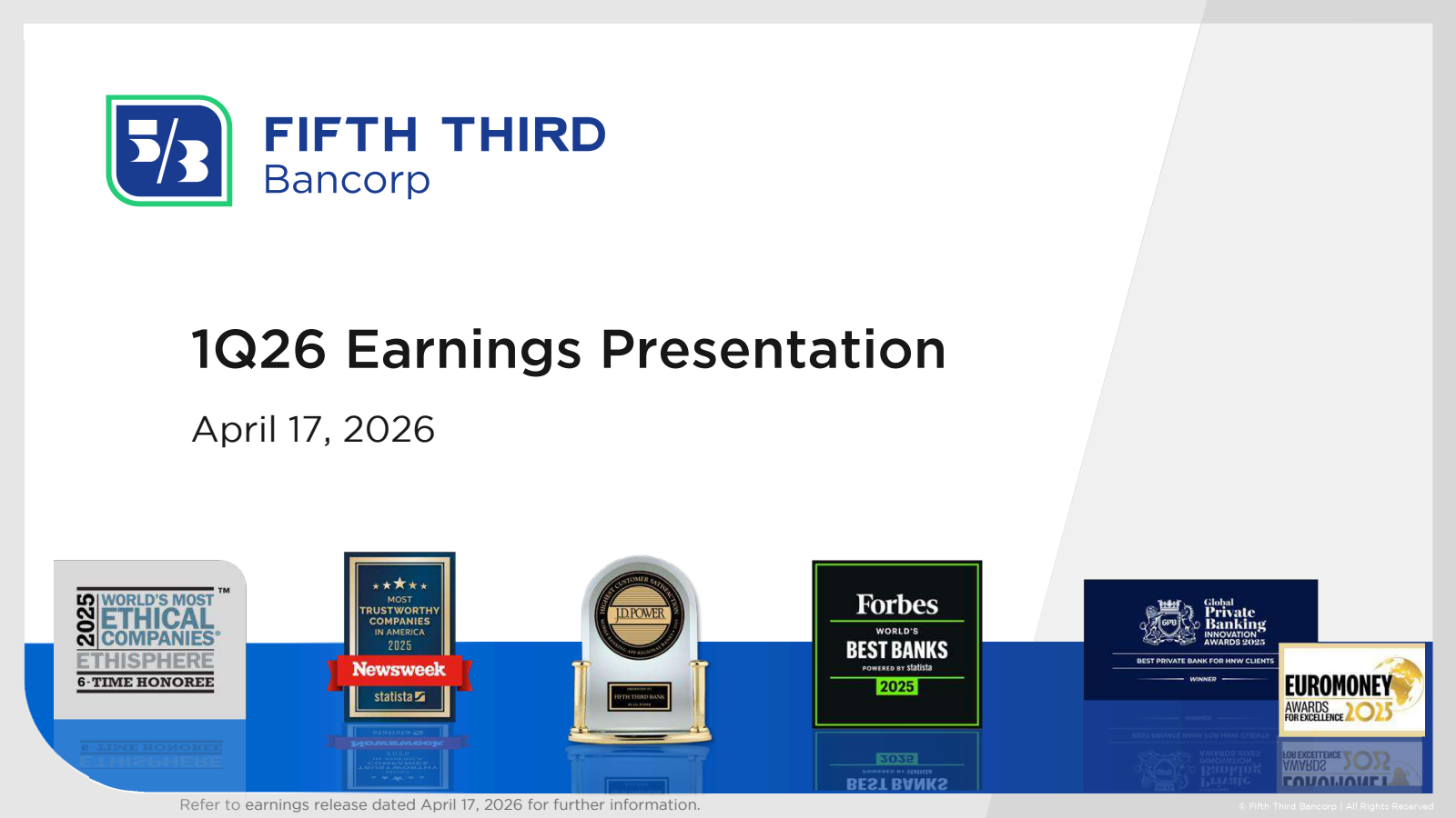 Fifth Third Bancorp's Q1 2026 Slide Deck