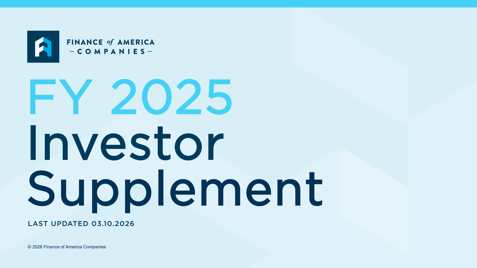 Finance of America Companies' Q4 2025 Slide Deck