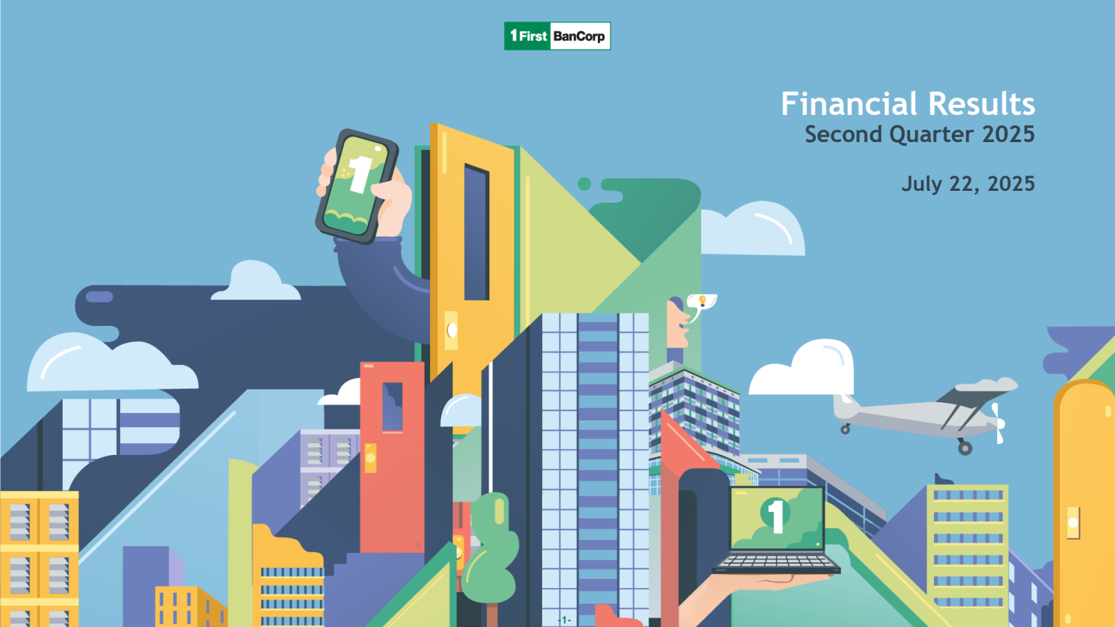 First BanCorp.'s Q2 2025 Slide Deck