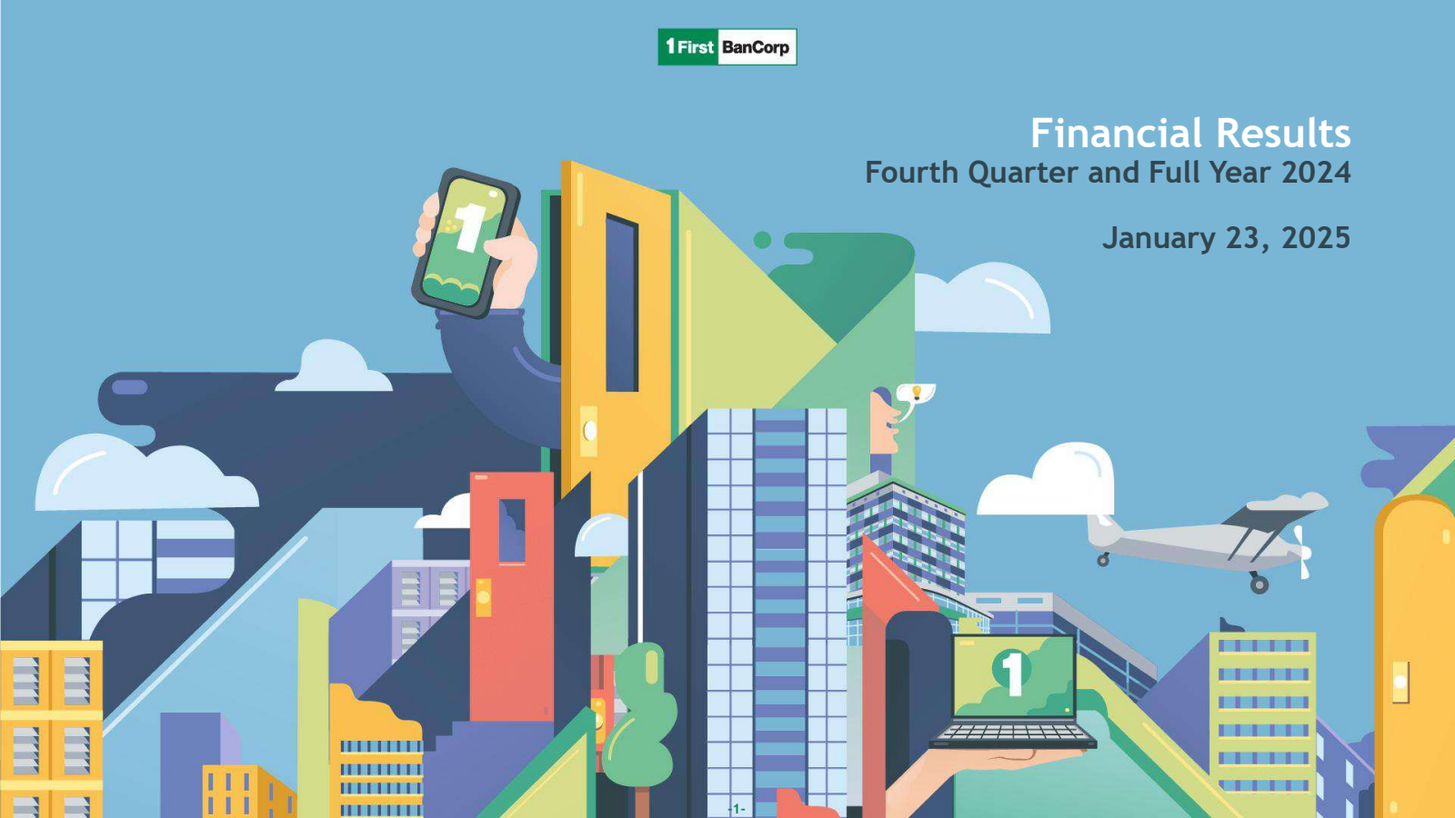 First BanCorp.'s Q4 2024 Slide Deck