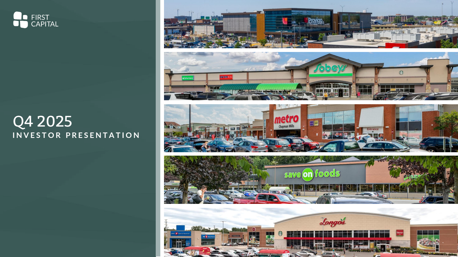 First Capital Real Estate Investment Trust's Q4 2025 Slide Deck