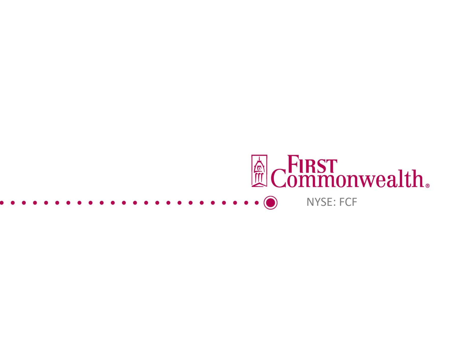 First Commonwealth Financial's Q2 2025 Slide Deck