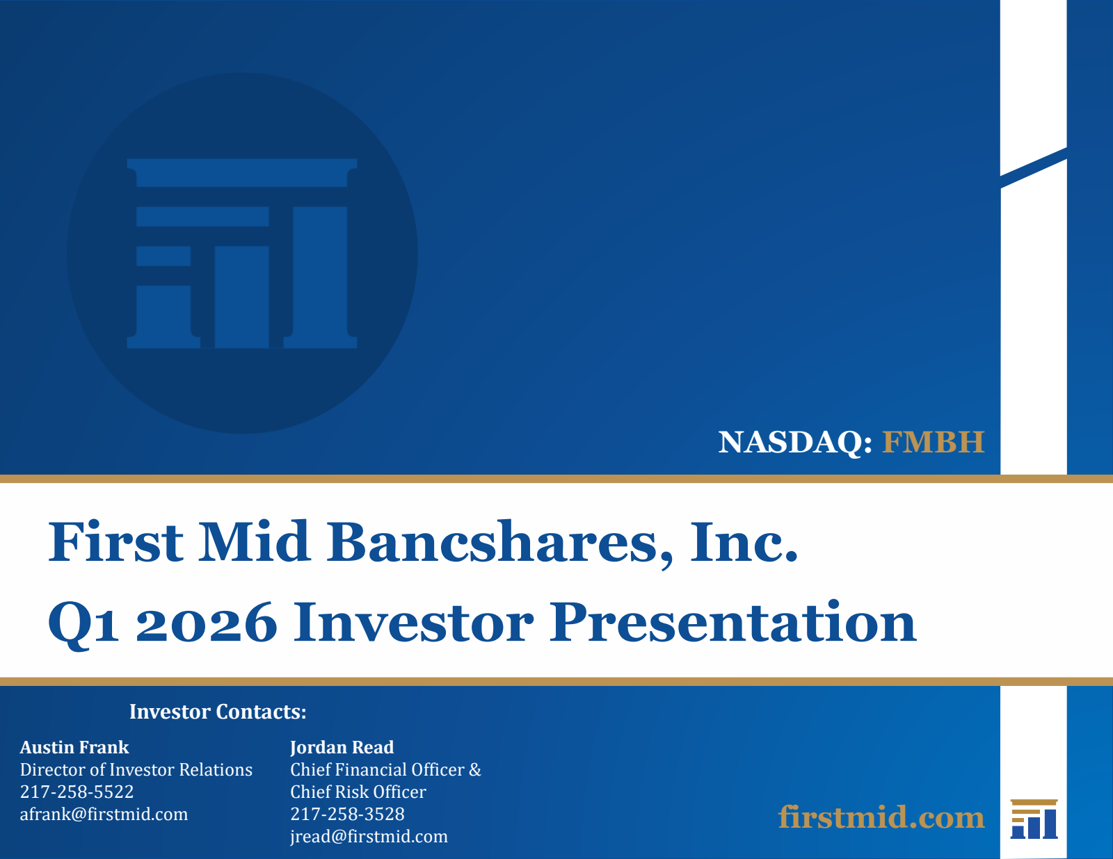 First Mid Bancshares' Q1 2026 Slide Deck