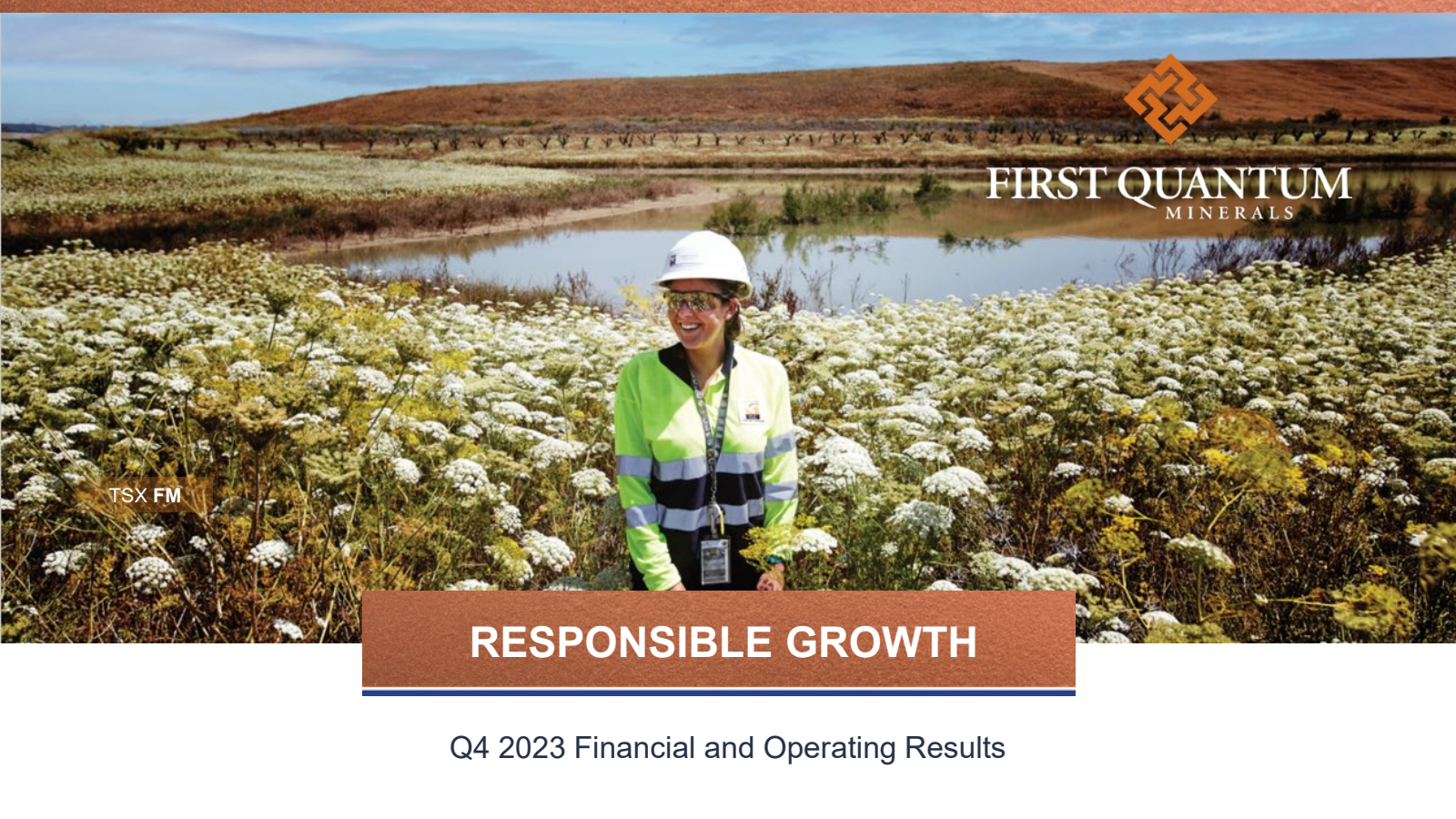 First Quantum Minerals' Q4 2023 Slide Deck
