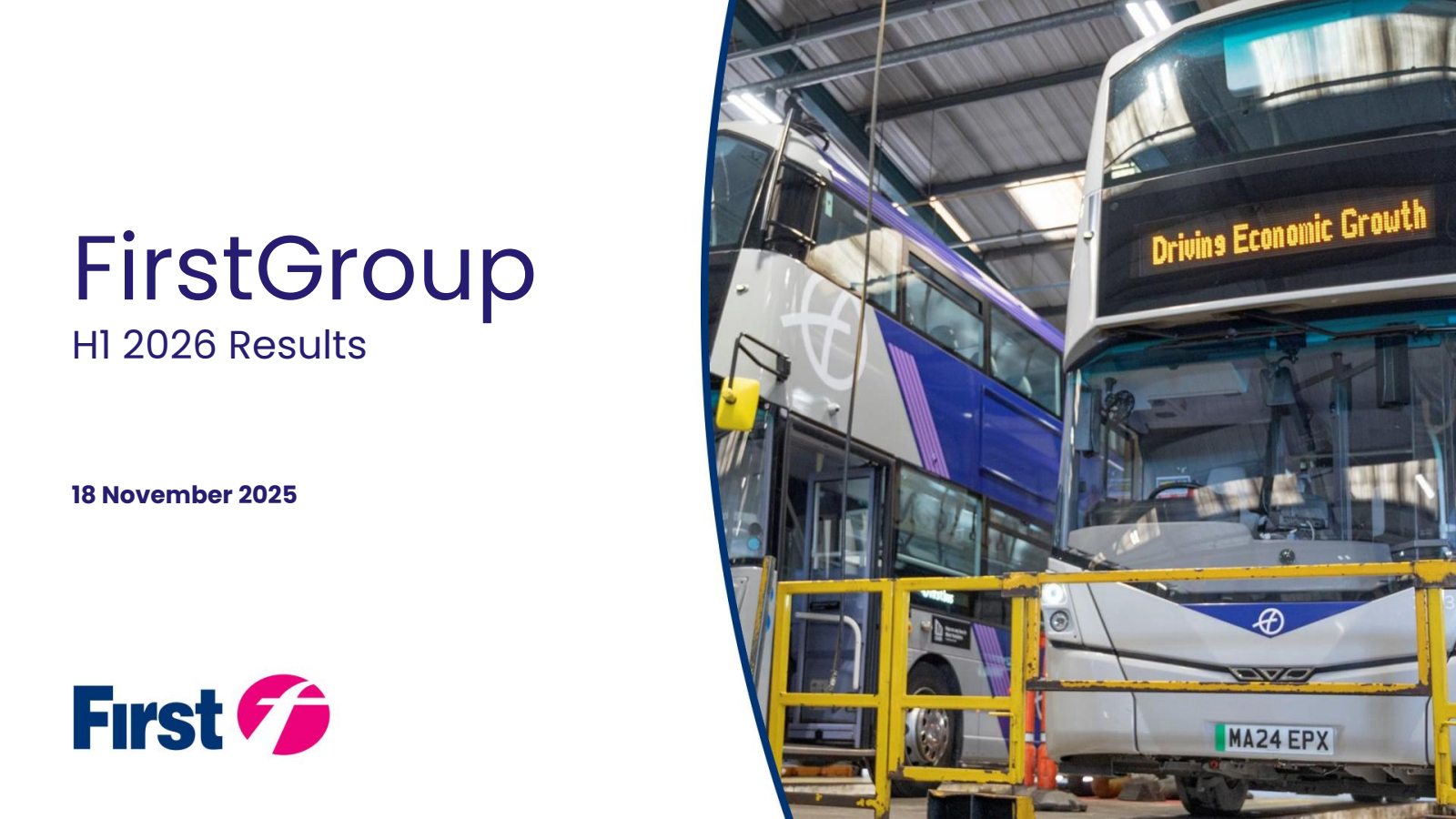FirstGroup's H1 2026 Slide Deck