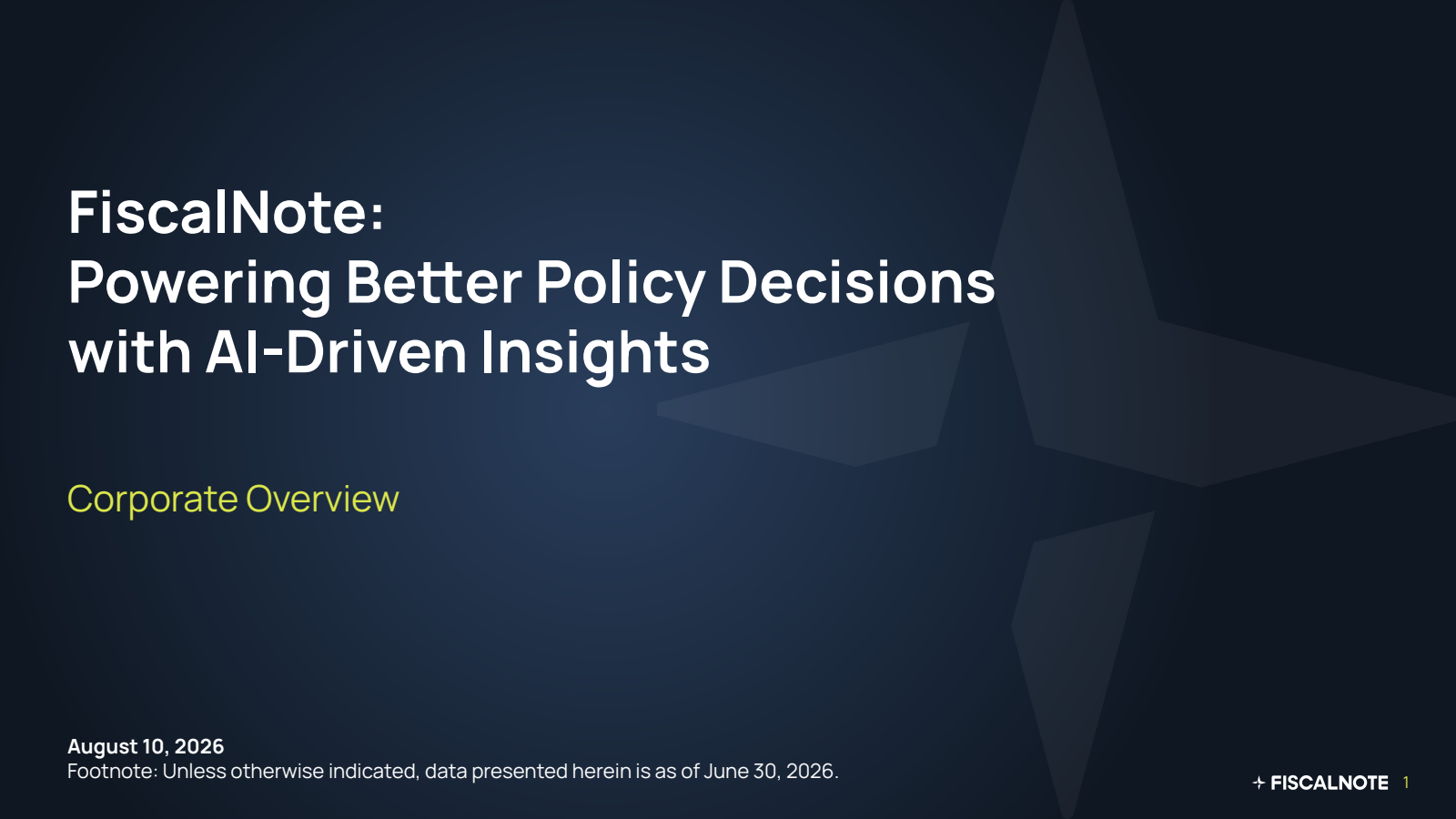 FiscalNote's Q2 2026 Slide Deck