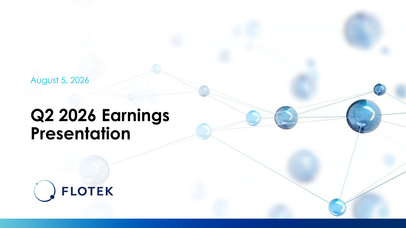 Flotek Industries' Q2 2026 Slide Deck
