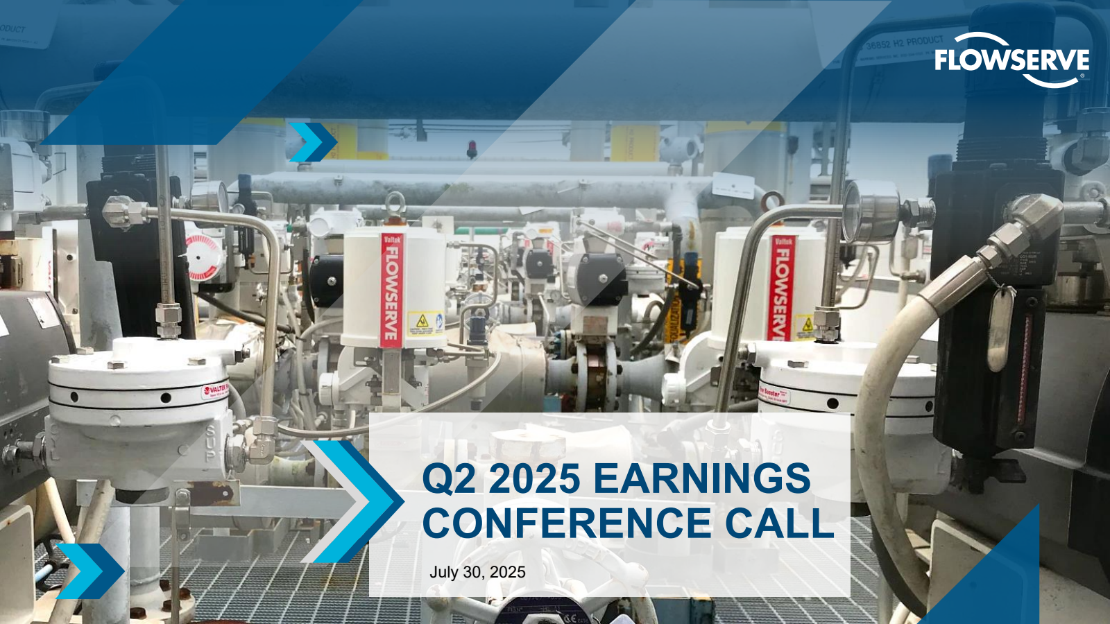 Flowserve's Q2 2025 Slide Deck