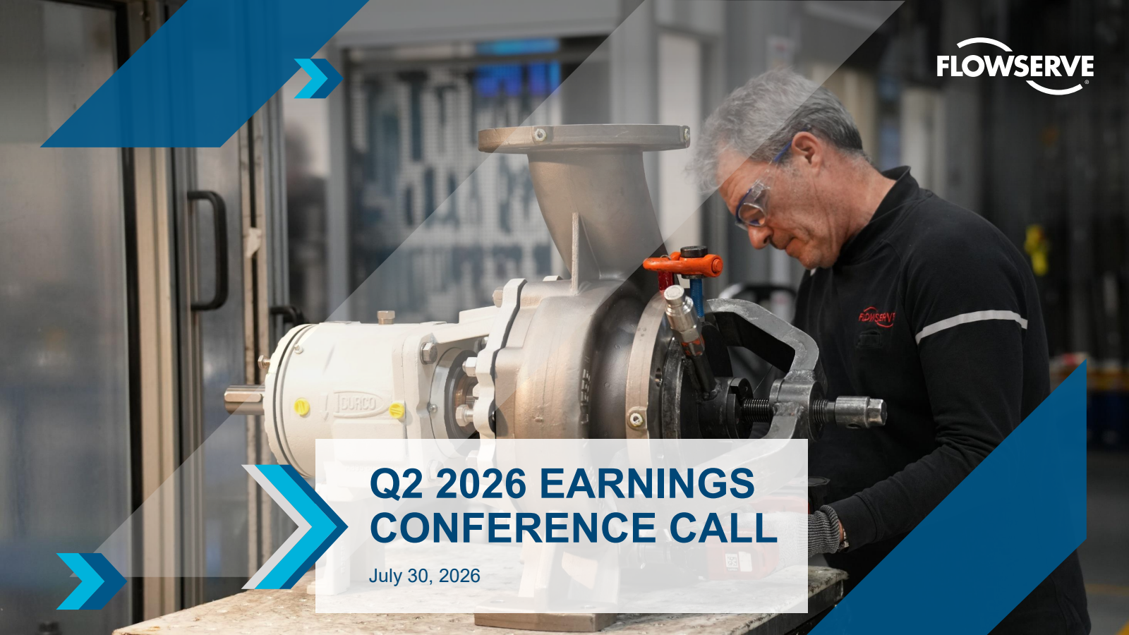 Flowserve's Q2 2026 Slide Deck