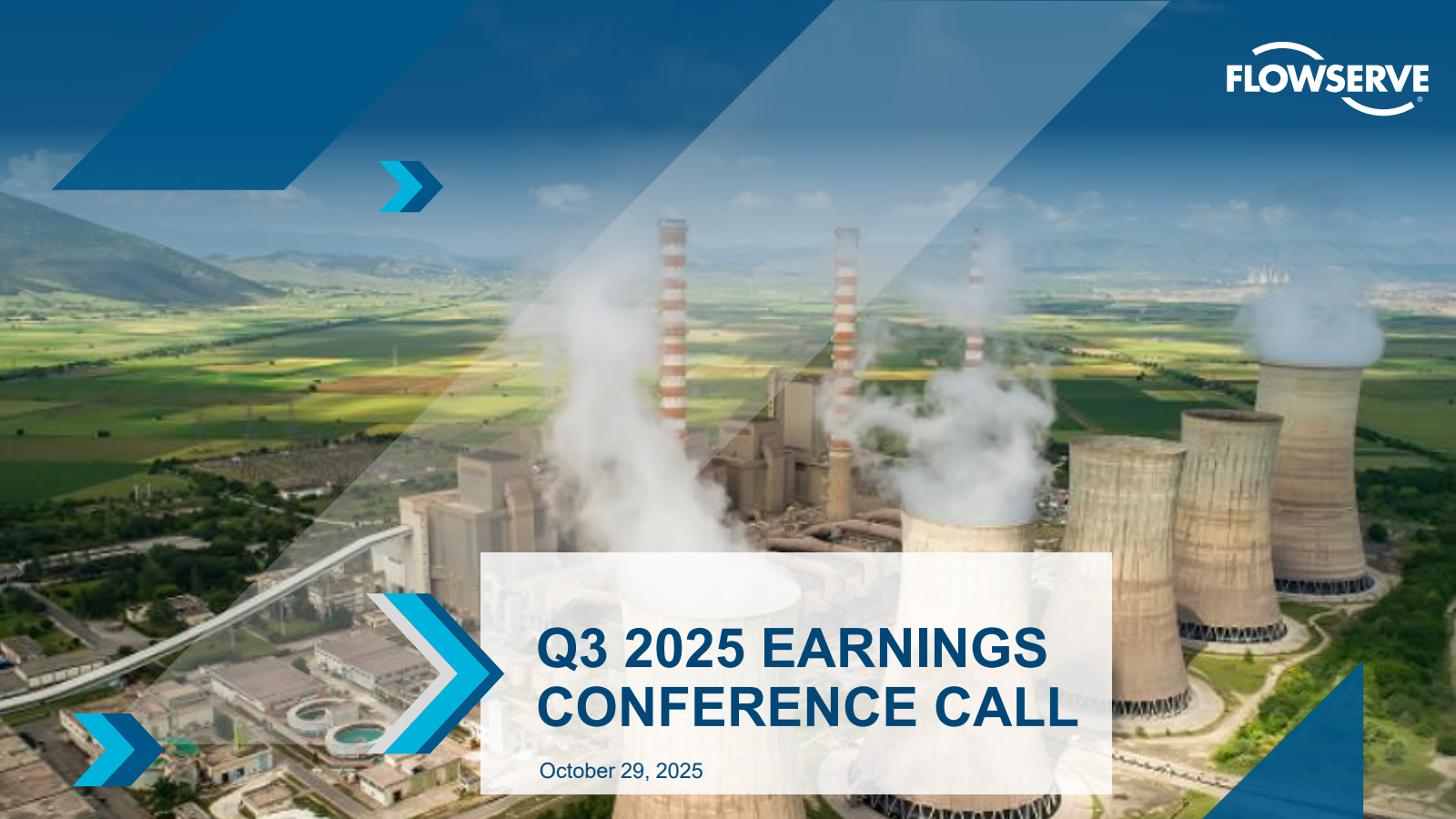 Flowserve's Q3 2025 Slide Deck