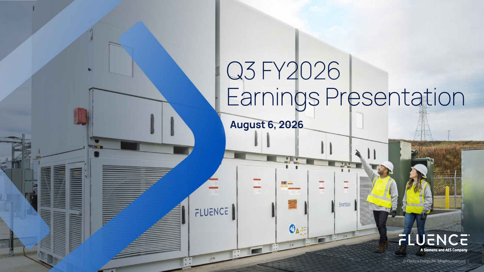 Fluence Energy's Q3 2026 Slide Deck