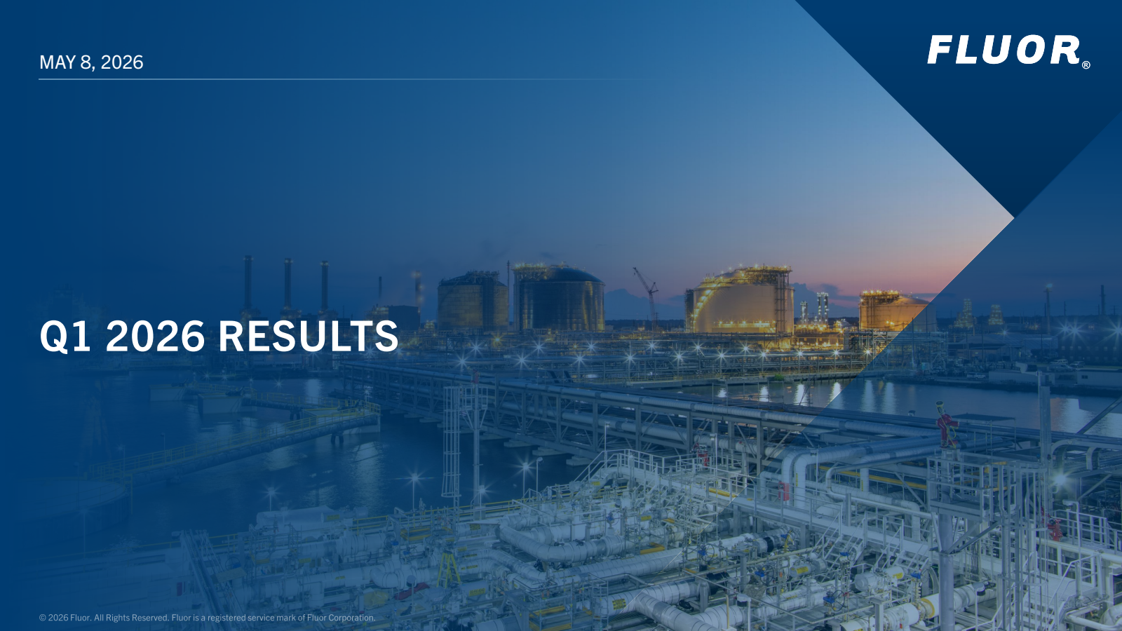 Fluor's Q1 2026 Slide Deck