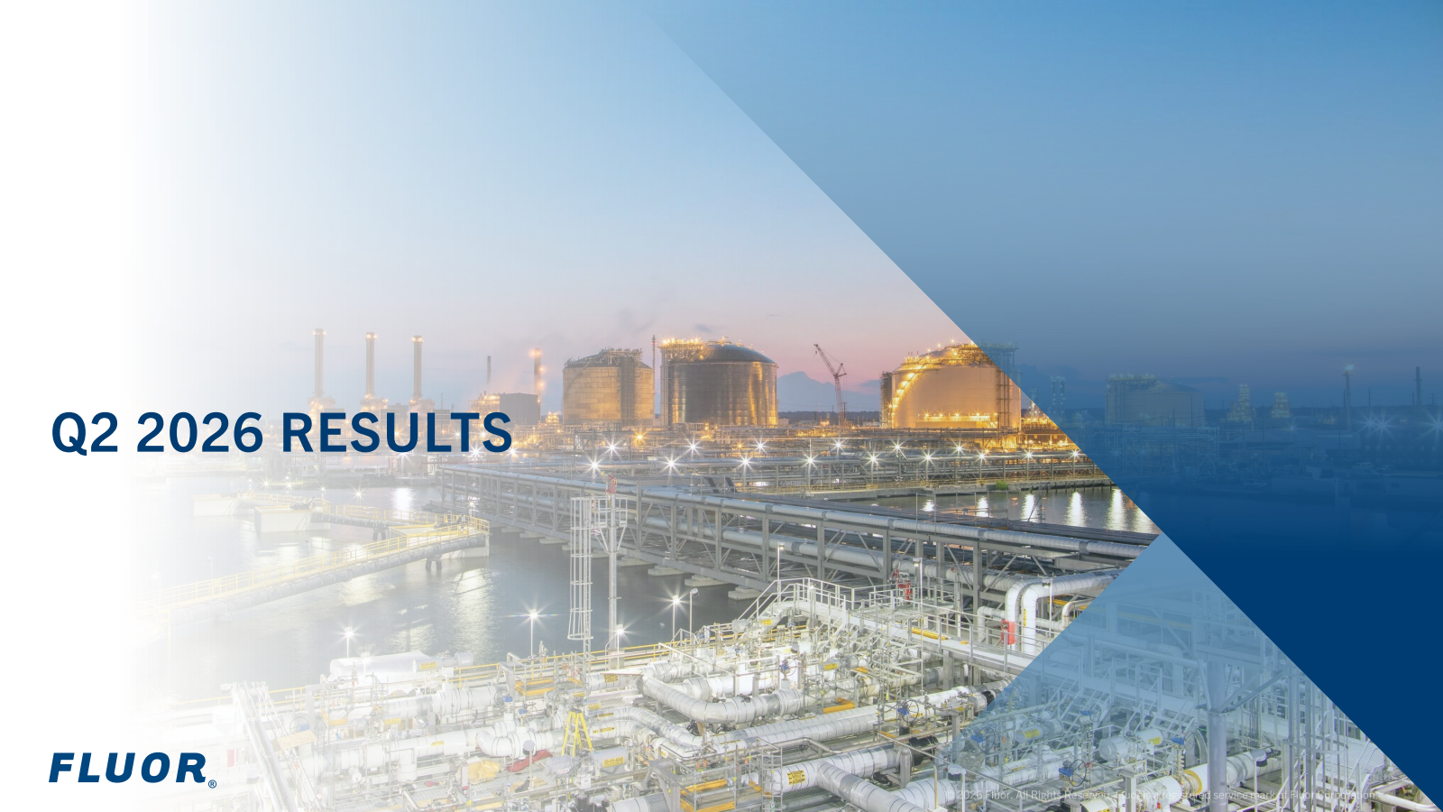 Fluor's Q2 2026 Slide Deck