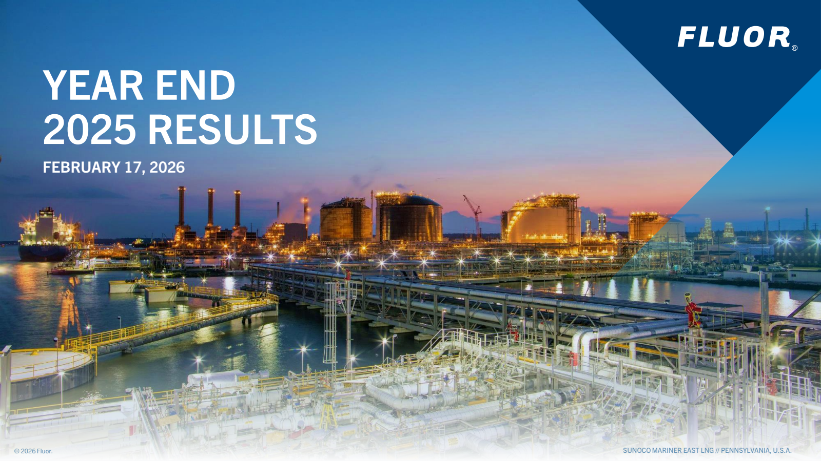 Fluor's Q4 2025 Slide Deck
