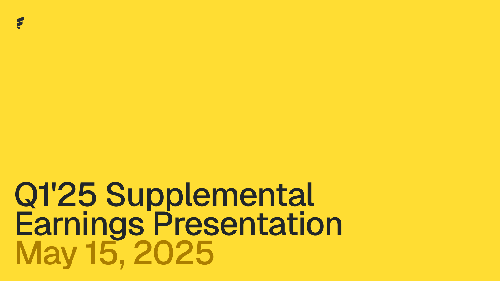 Fold's Q1 2025 Slide Deck