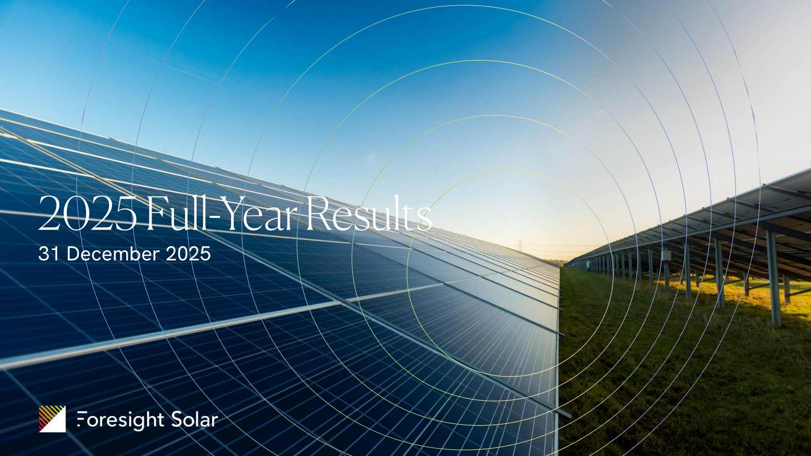 Foresight Solar's H2 2025 Slide Deck