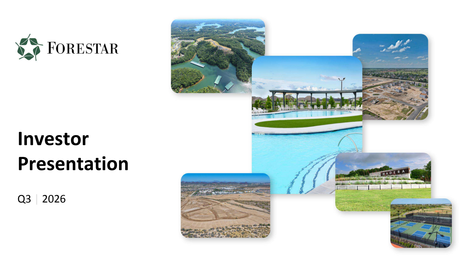 Forestar Group's Q3 2026 Slide Deck
