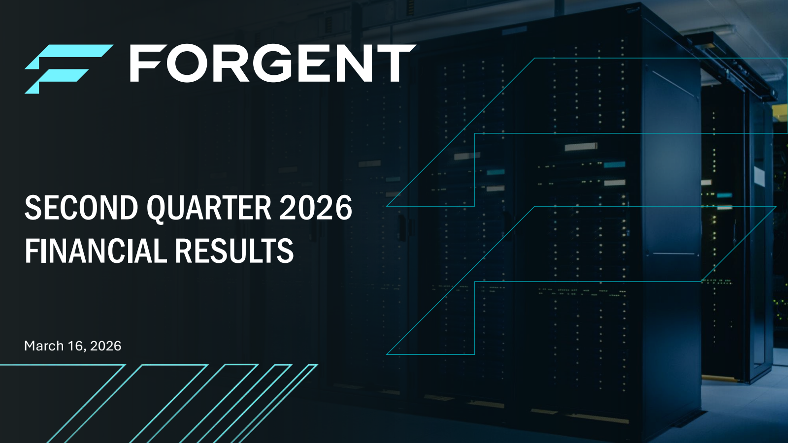 Forgent Power Solutions' Q2 2026 Slide Deck