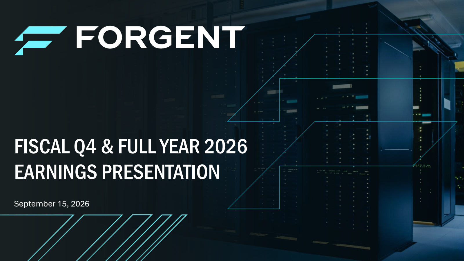 Forgent Power Solutions' Q4 2026 Slide Deck