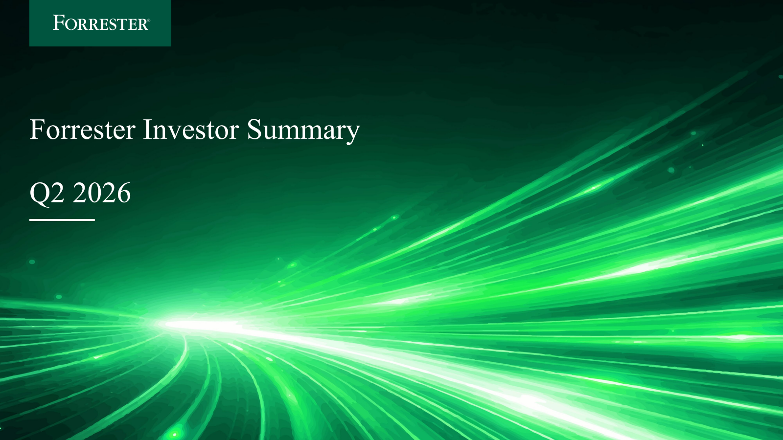 Forrester Research's Q2 2026 Slide Deck