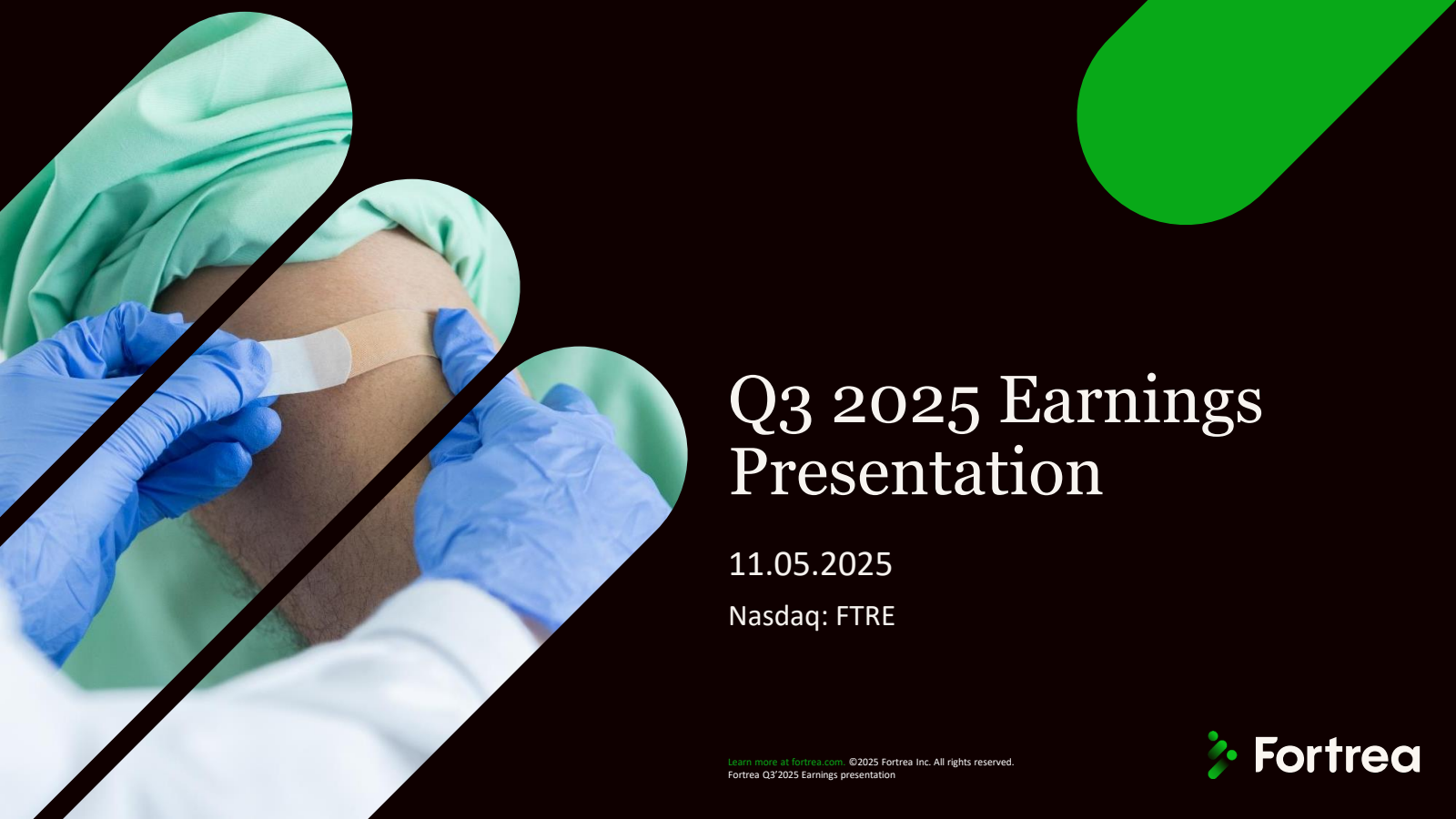 Fortrea's Q3 2025 Slide Deck