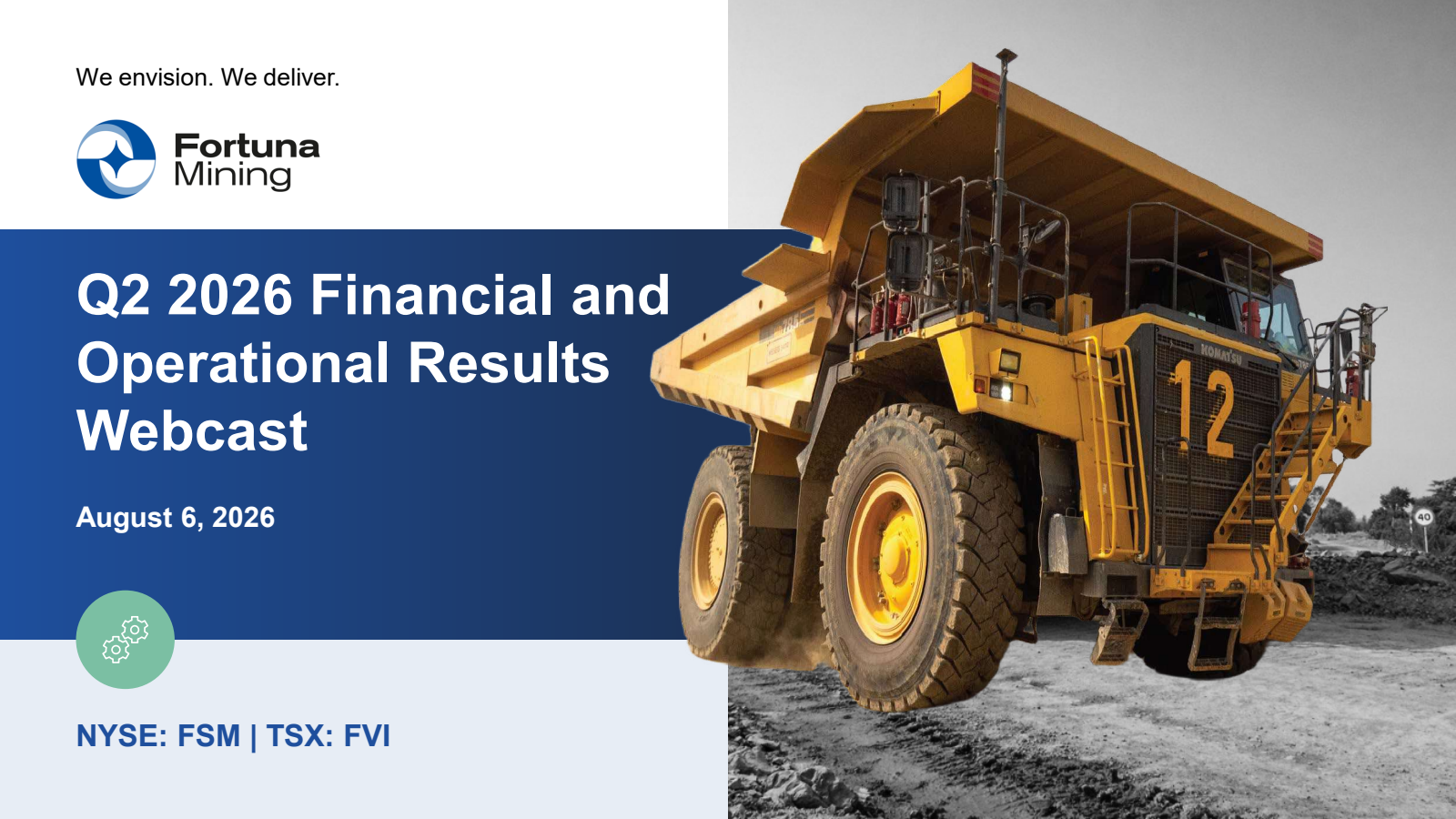 Fortuna Mining's Q2 2026 Slide Deck