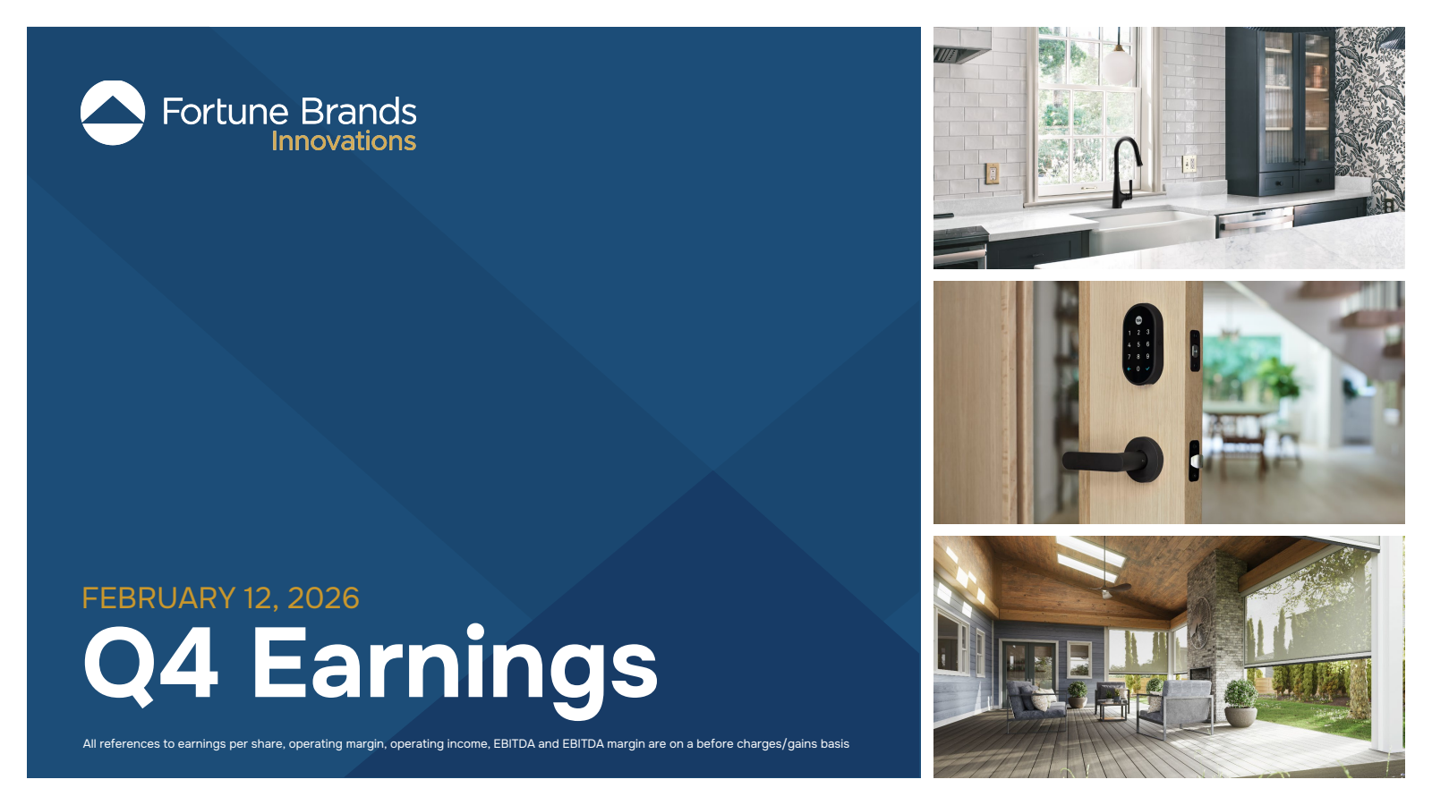 Fortune Brands Innovations' Q4 2025 Slide Deck